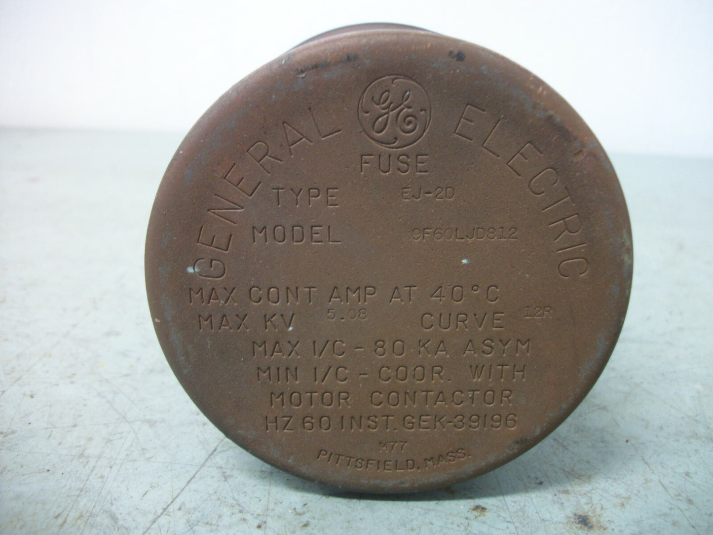 GE EJ-2D FUSE 9F60LJD812 230AMP 5.08KV