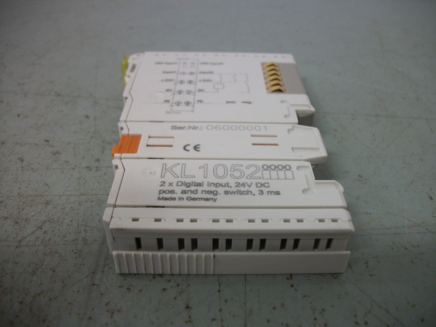 BECKHOFF 2-CHANNEL DIGITAL INPUT TERMINAL MODULE KL1052