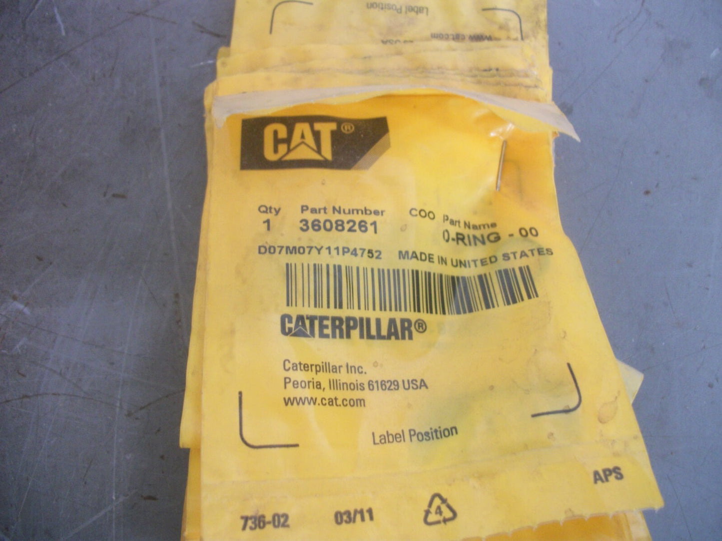 CAT LOT OF 20 O-RINGS 360-8261 NEW
