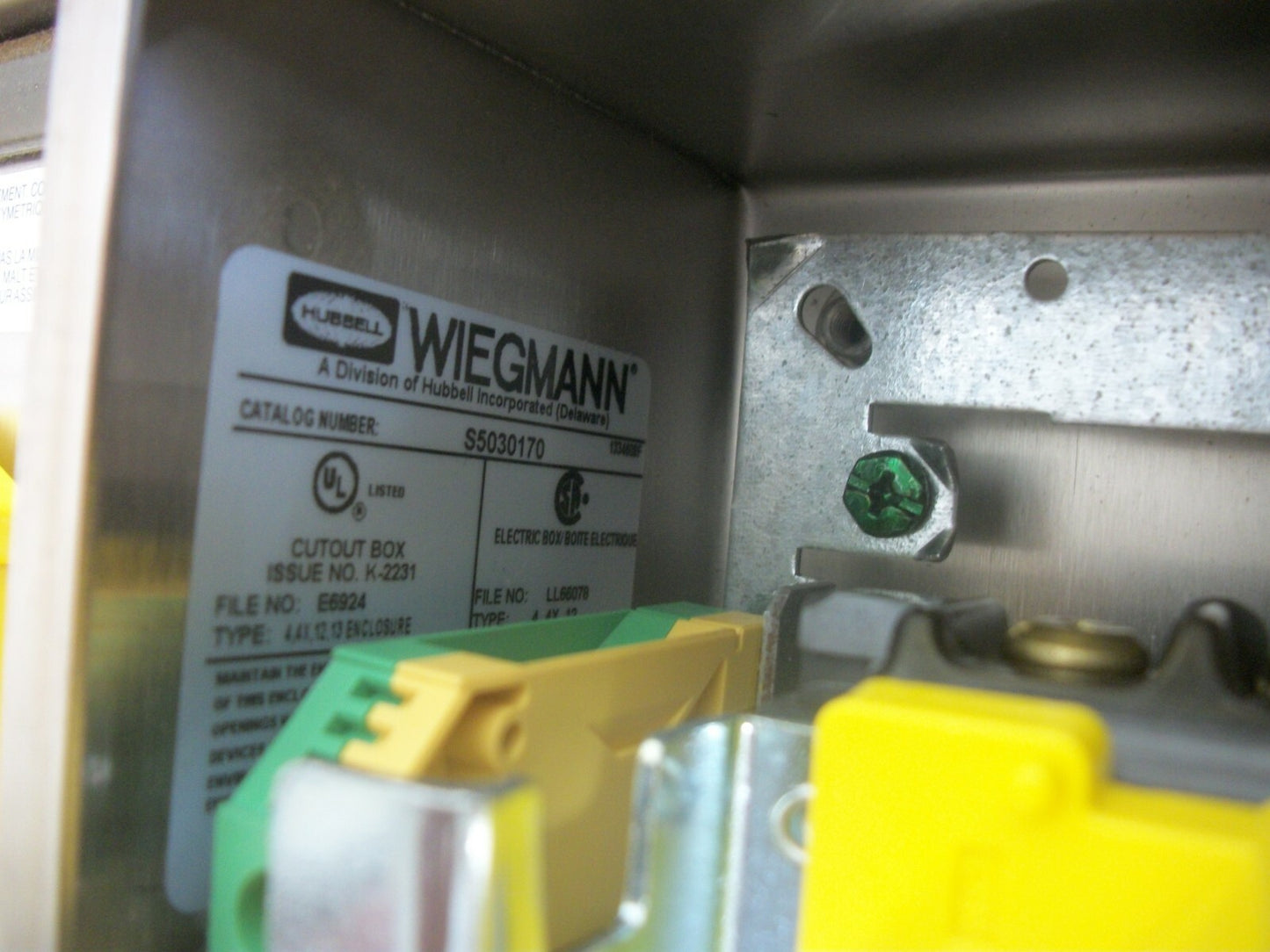 HUBBELL SS CIRCUIT-LOCK ROTARY MOTOR CONTROLLER HBL1 30AMP 600VOLT 3PH 20HP