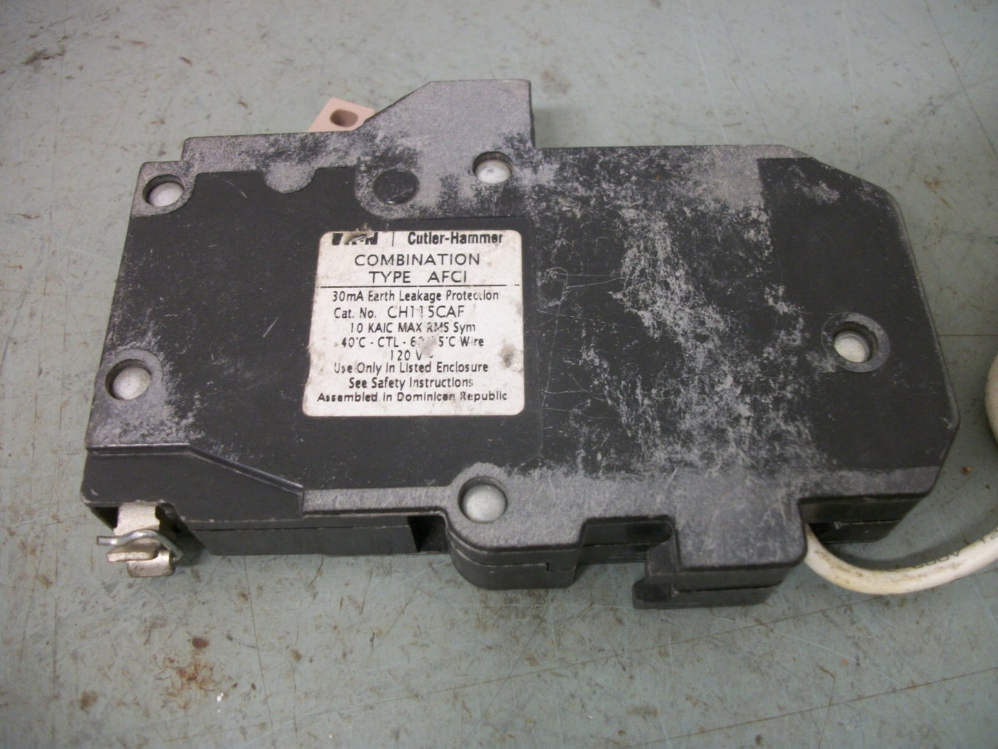 CUTLER-HAMMER AFCI CH CIRCUIT BREAKER CH115CAF 15AMP 120VOLT 1POLE NIB