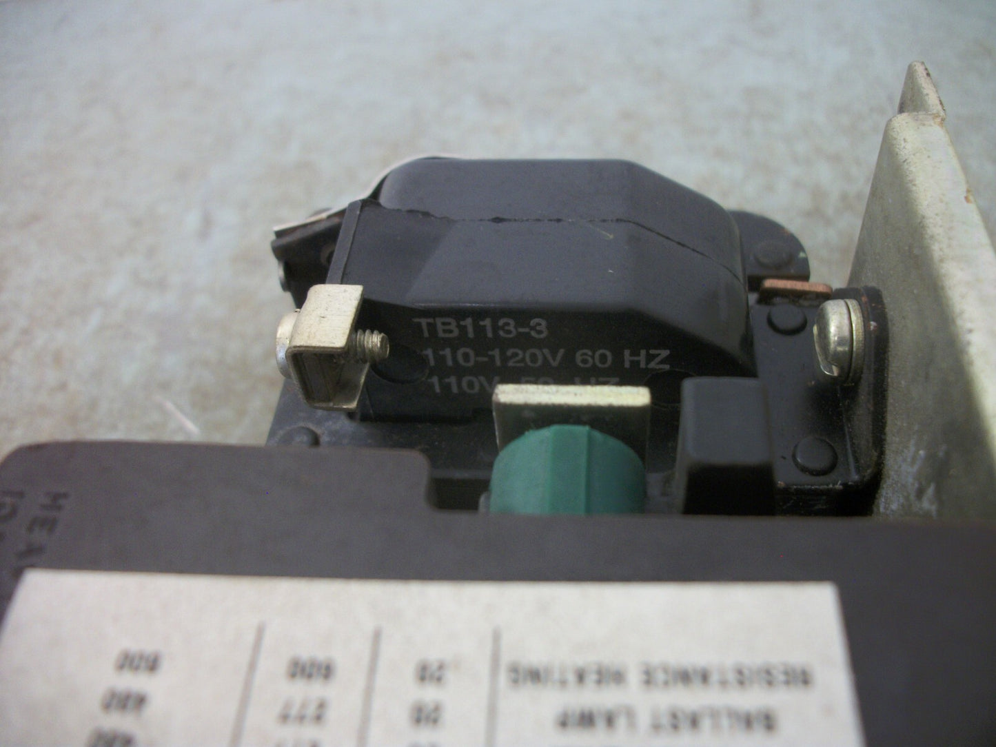 JOSLYN CLARK 20AMP 4POLE LIGHTING CONTACTOR LC20U04 120VCOIL 3PH