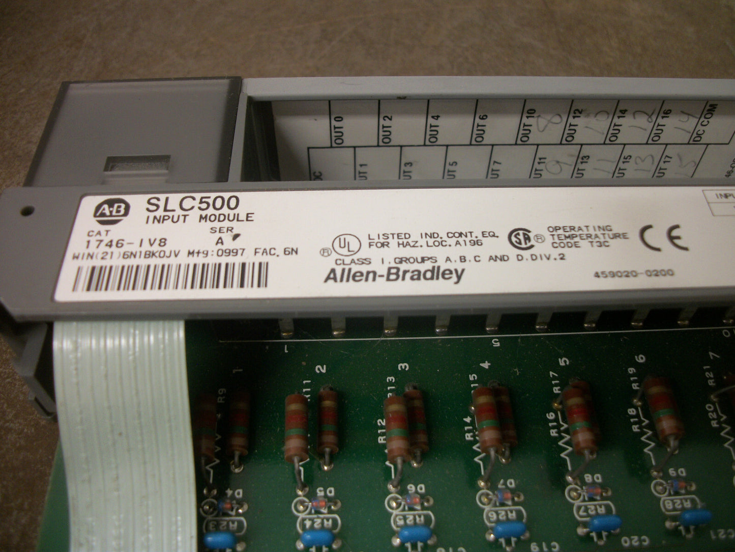 ALLEN-BRADLEY SLC 500 INPUT MODULE 1746-IV8