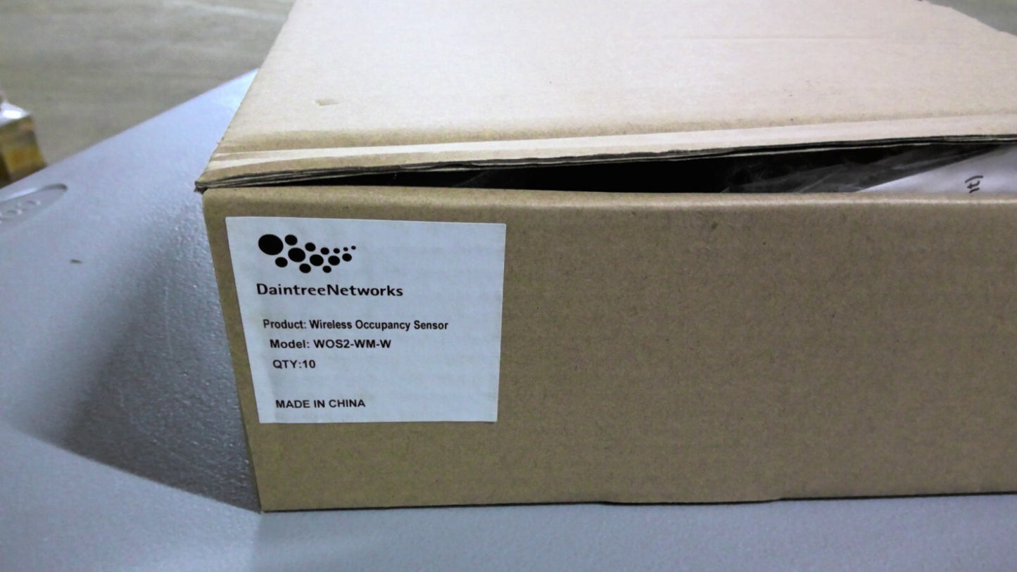 DAINTREE BOX OF 10 WIRELESS OCCUPANCY SENSORS WOS2-WM-W NIB