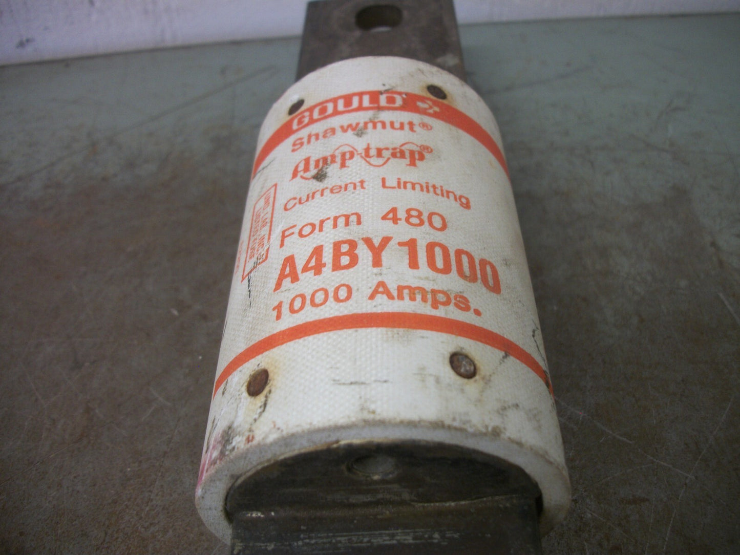 GOULD SHAWMUT AMP-TRAP FORM 480 FUSE A4BY1000 1000AMP 600VOLT