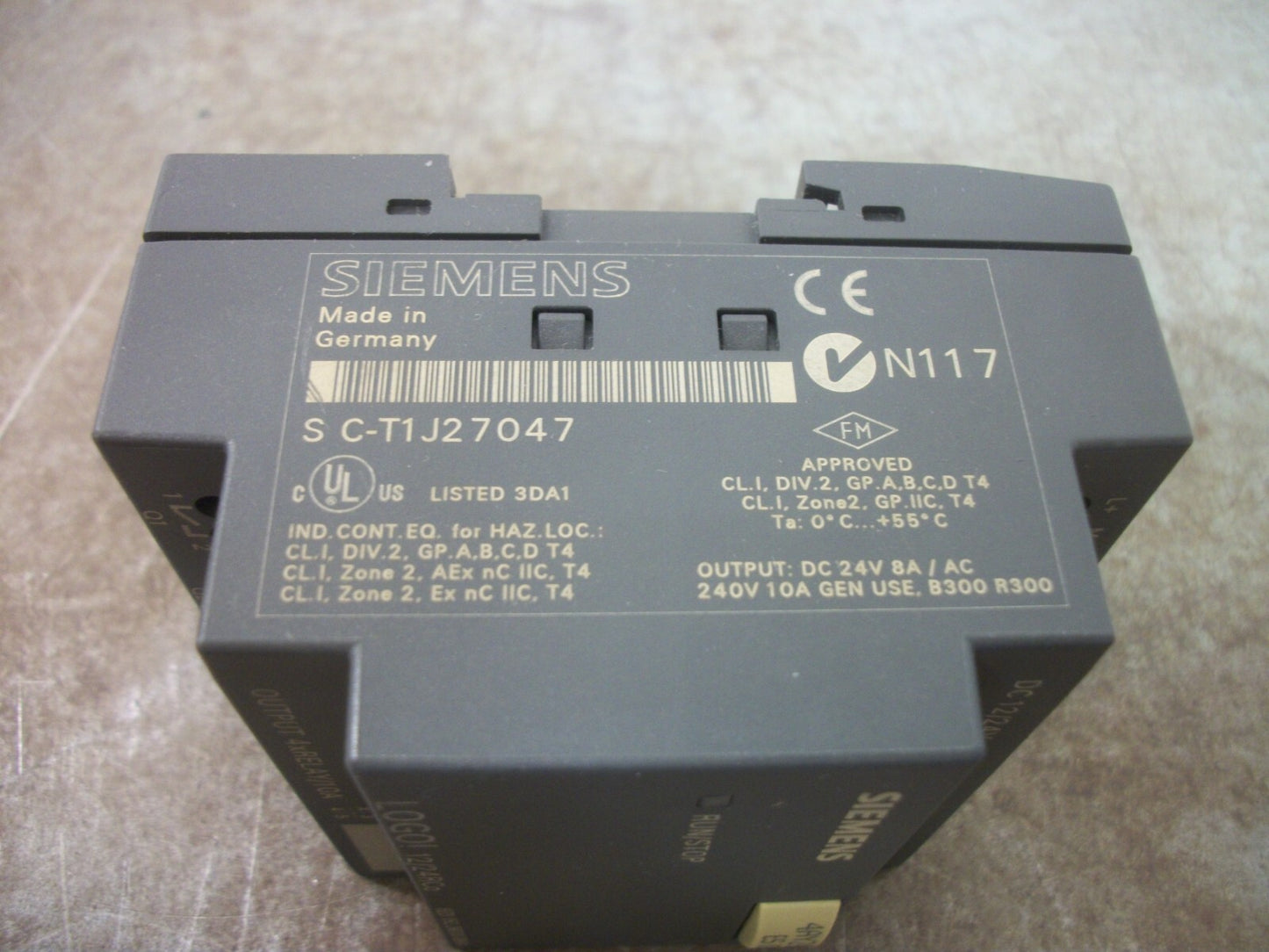 SIEMENS LOGO! LOGIC MODULE 6ED1 052-2MD00-0BA4 12/24VDC 10AMP