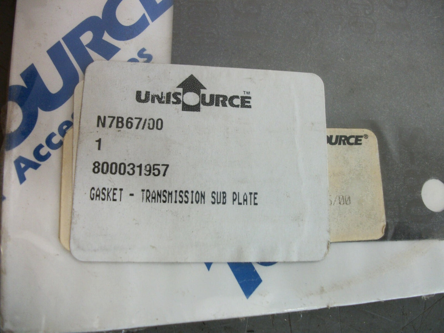 UNISOURCE TRANSMISSION SUB PLATE GASKET 800031957 NEW