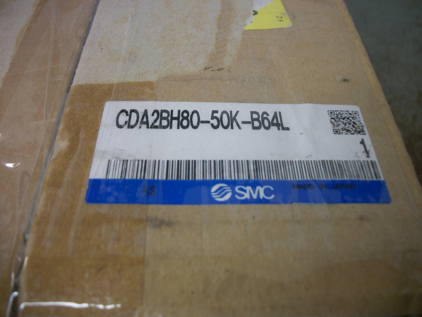 SMC DOUBLE ACTING SINGLE ROD PNEUMATIC CYLINDER CDA2BH80-50K-B64L NIB
