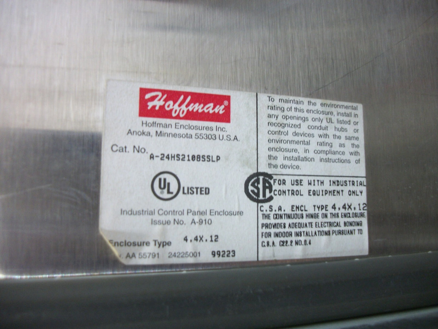 ALLEN-BRADLEY S.S. STARTER COMBO 4X,12 SIZE 0 509-AOD-A2F 120VCOIL 30AMP FUSIBLE