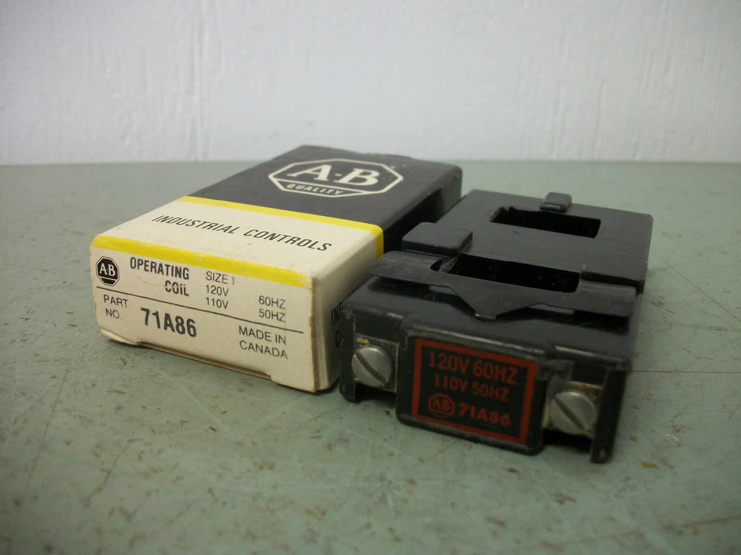 ALLEN-BRADLEY OPERATING COIL FOR SIZE 1 71A86 120VCOIL NIB