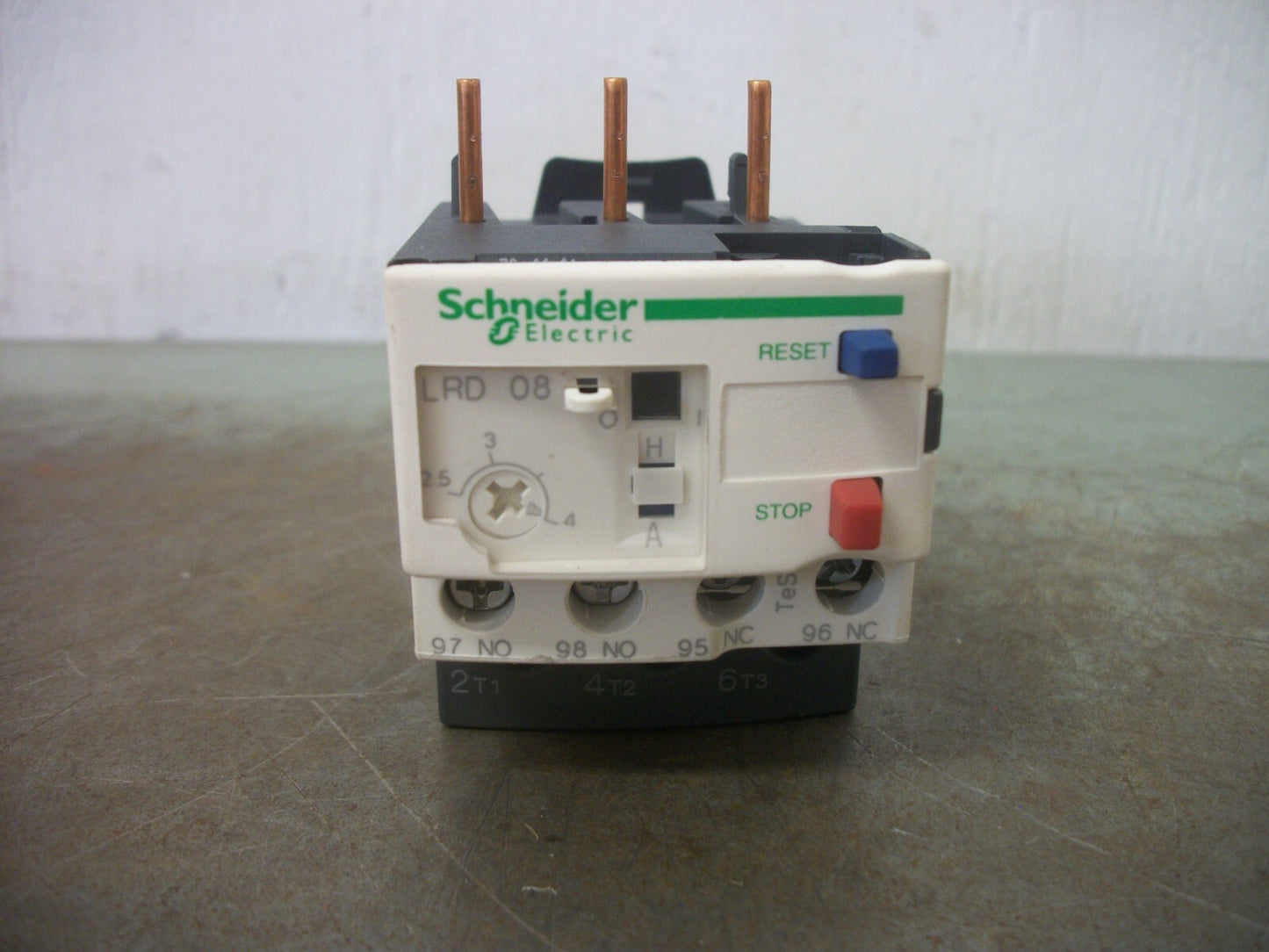 TELEMECANIQUE THERMAL OVERLOAD RELAY LRD08 2.5-4AMP