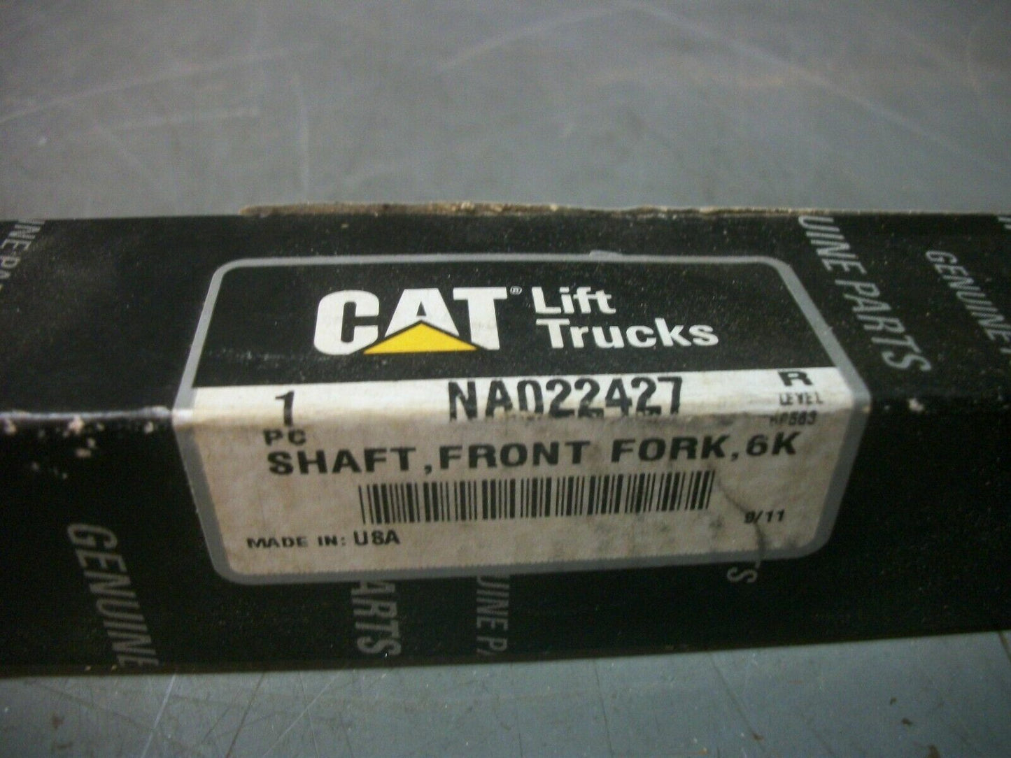 CAT 6K FRONT FORK SHAFT NA022427 NIB