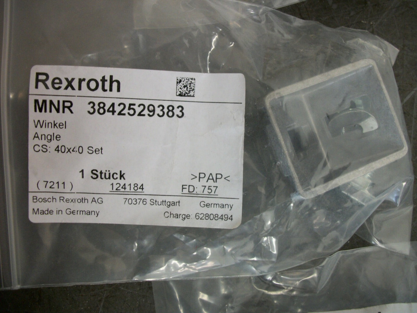 REXROTH LOT OF 40 WINKEL ANGLE 40X40 SETS 3842529383 NEW