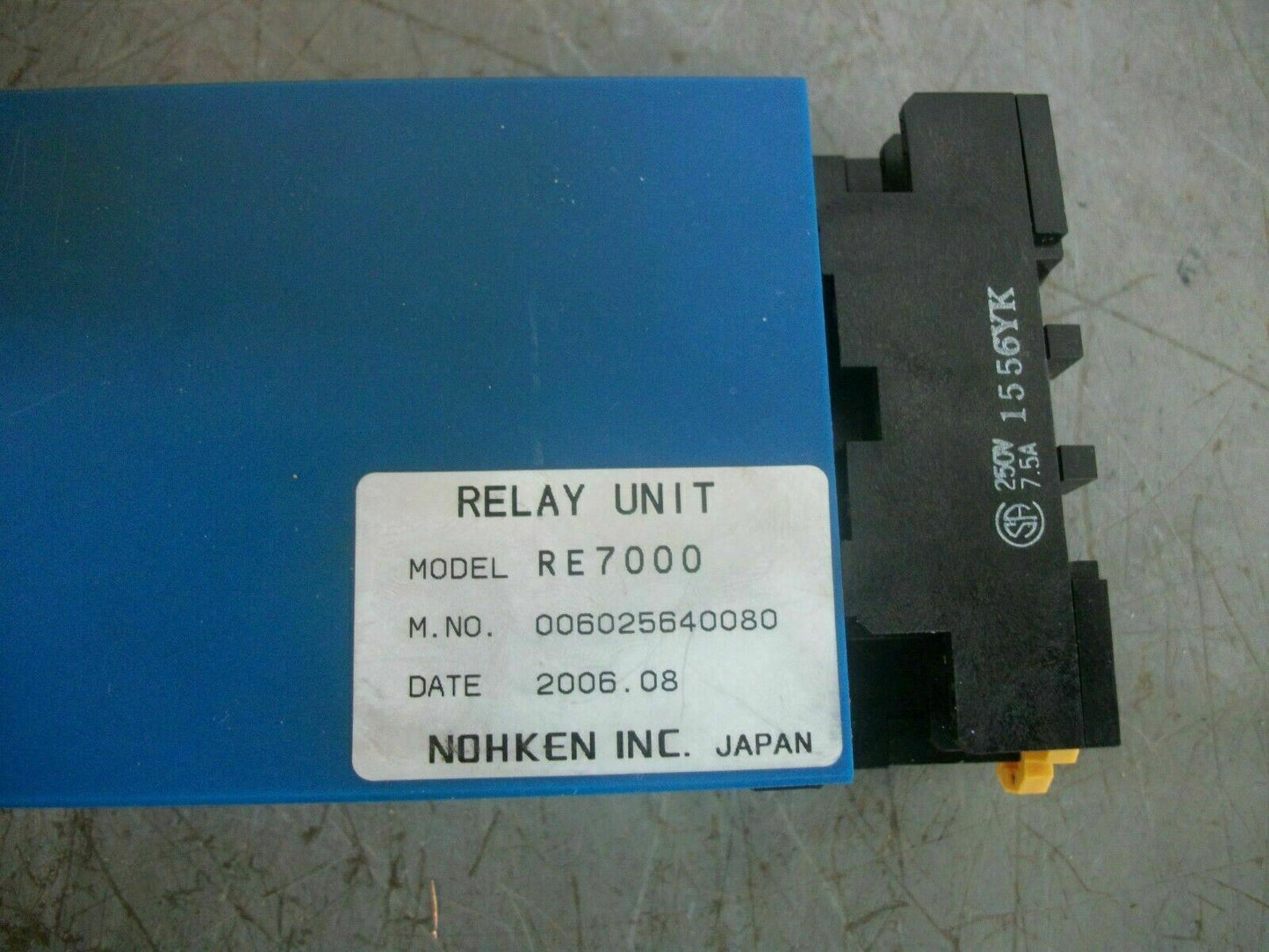 NOHKEN RELAY UNIT RE7000 240VAC 5AMP