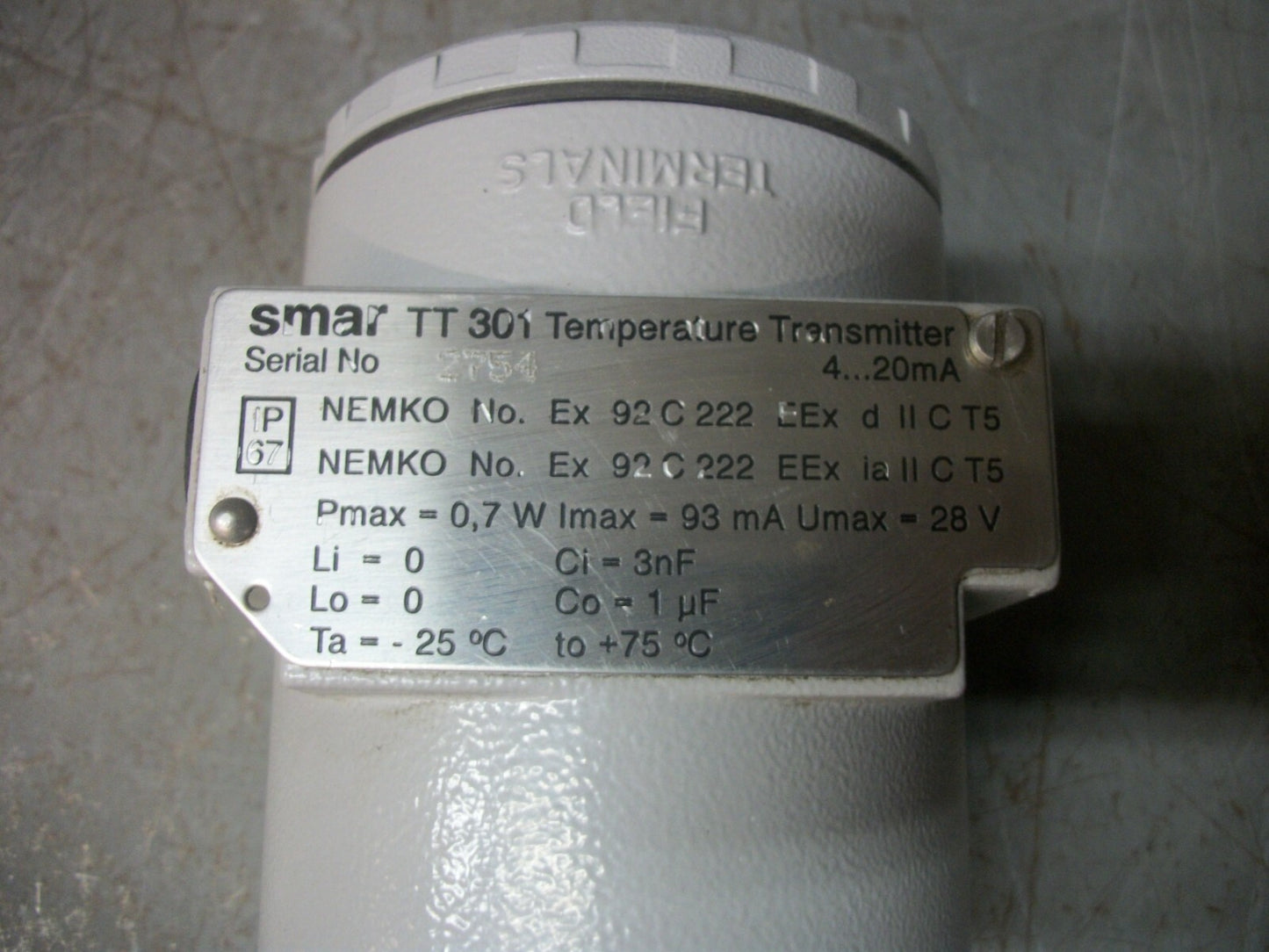 SMAR TEMPERATURE TRANSMITTER TT 301