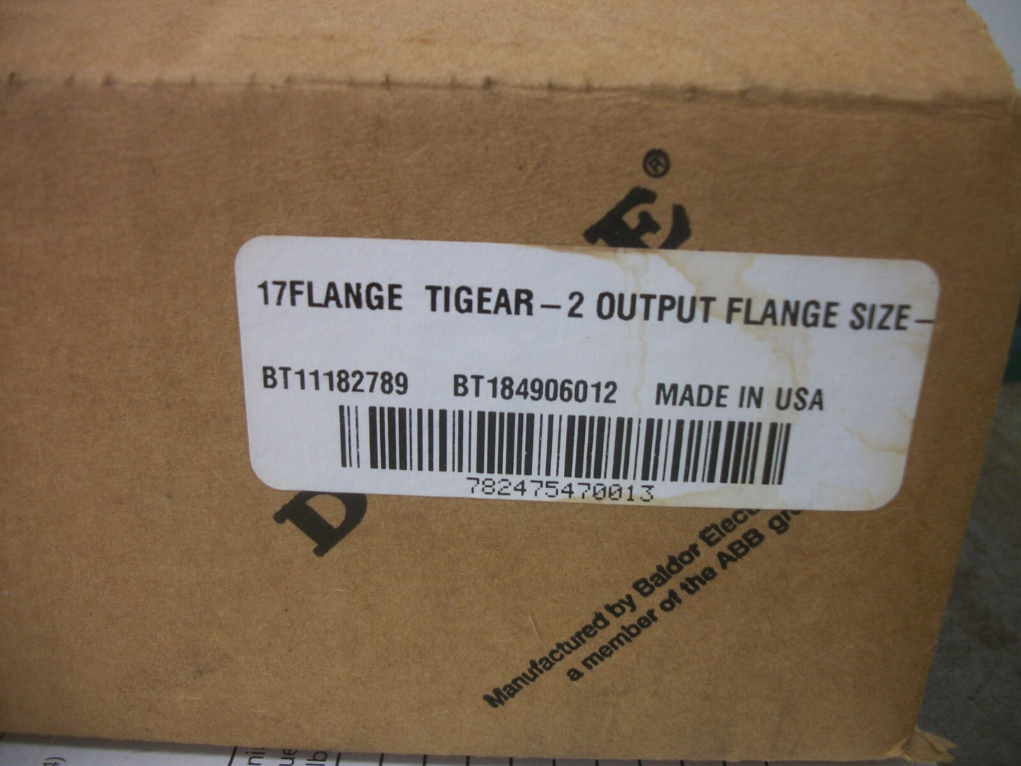 DODGE TIGEAR SIZE 17 2 OUTPUT FLANGE NIB