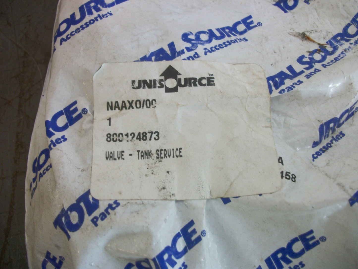 UNISOURCE TOTALSOURCE PROPANE TANK SHUT OFF VALVE 800124873 NEW