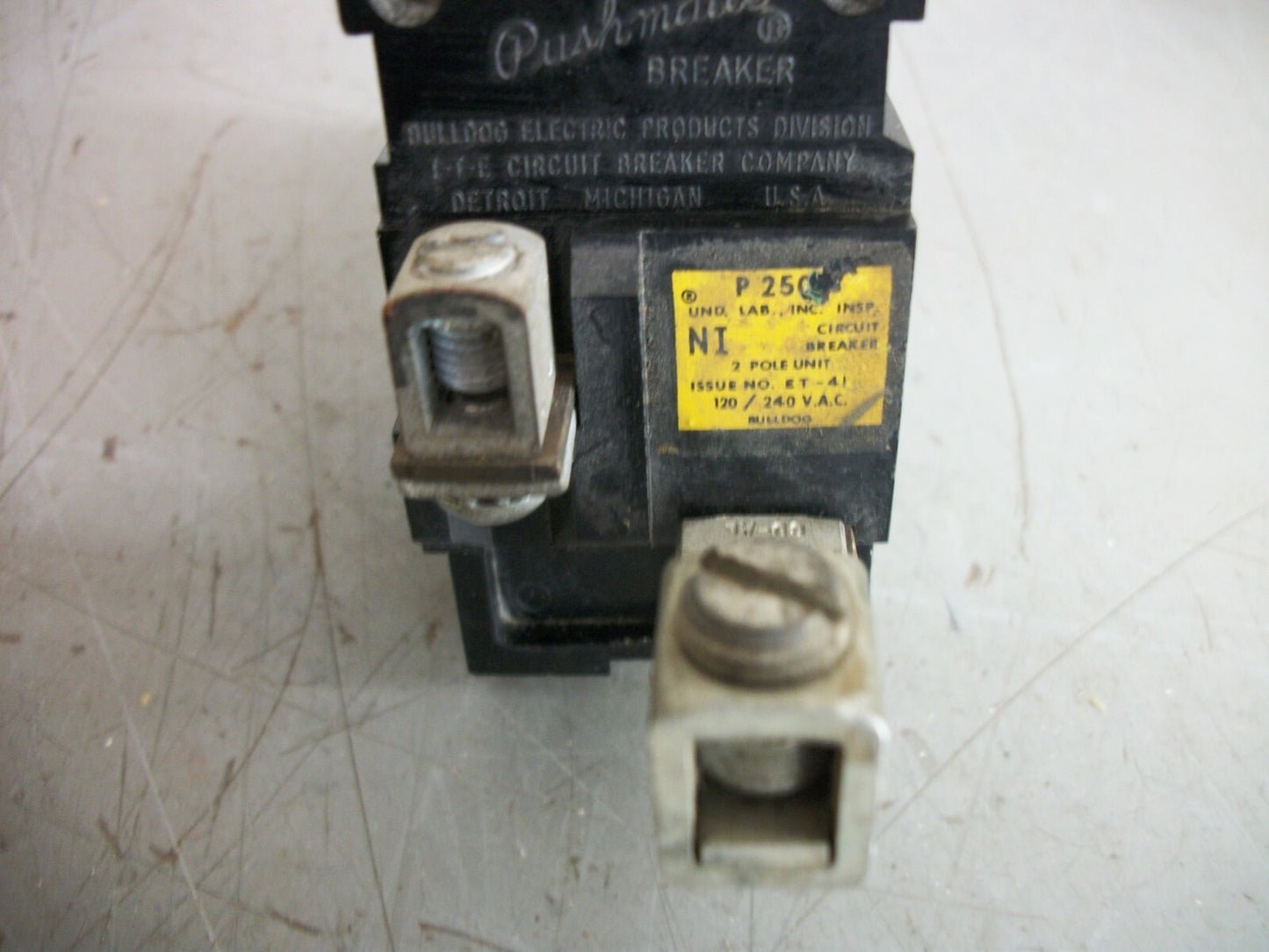 SIEMENS ITE NI PUSHMATIC CIRCUIT BREAKER P250 50AMP 240VOLT 2POLE