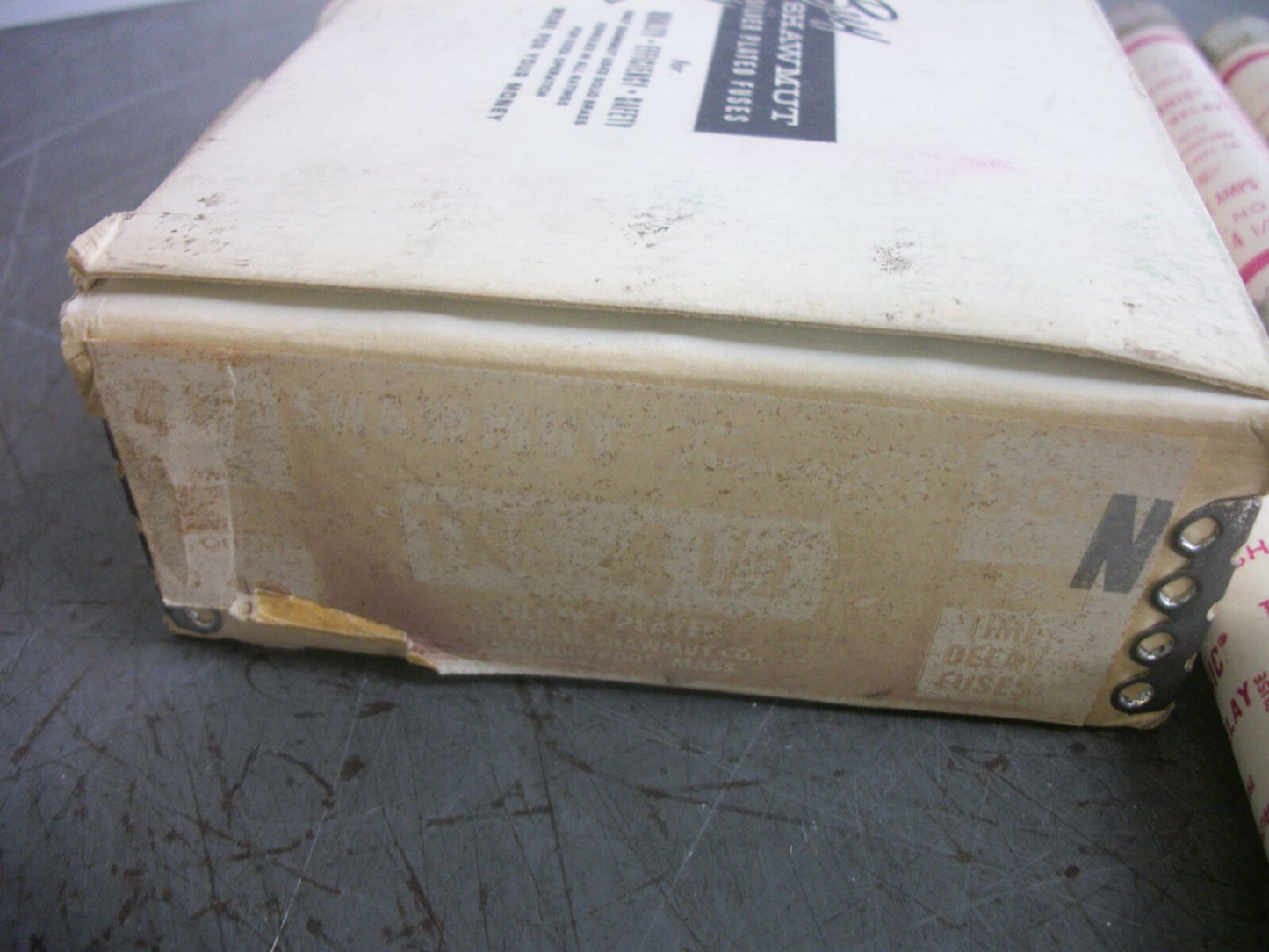 GOULD SHAWMUT BOX OF 8 TRI-ONIC FUSES TRS4-1/2 4-1/2AMP 600VOLT NIB