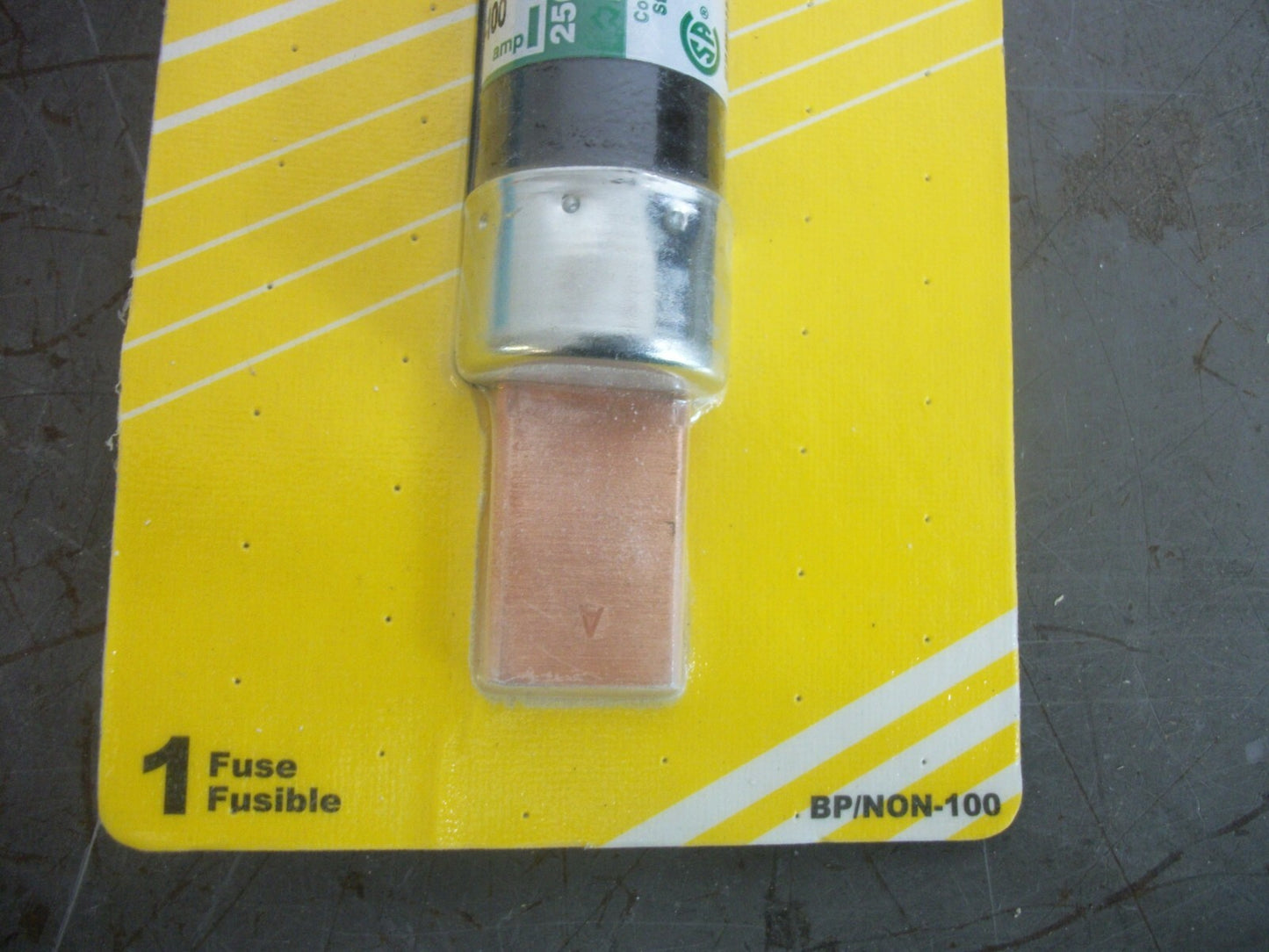 BUSSMANN ONE-TIME FUSE NON100 100AMP 250VOLT NEW