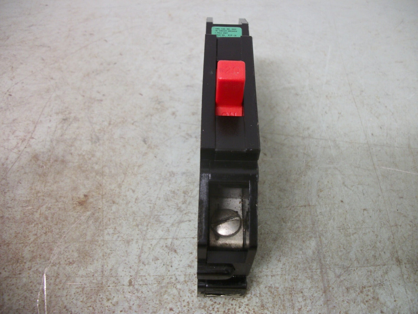 ZINSCO TYPE Q CIRCUIT BREAKER Q120 20AMP 240VOLT 1POLE RED BOTTOM TERMINAL