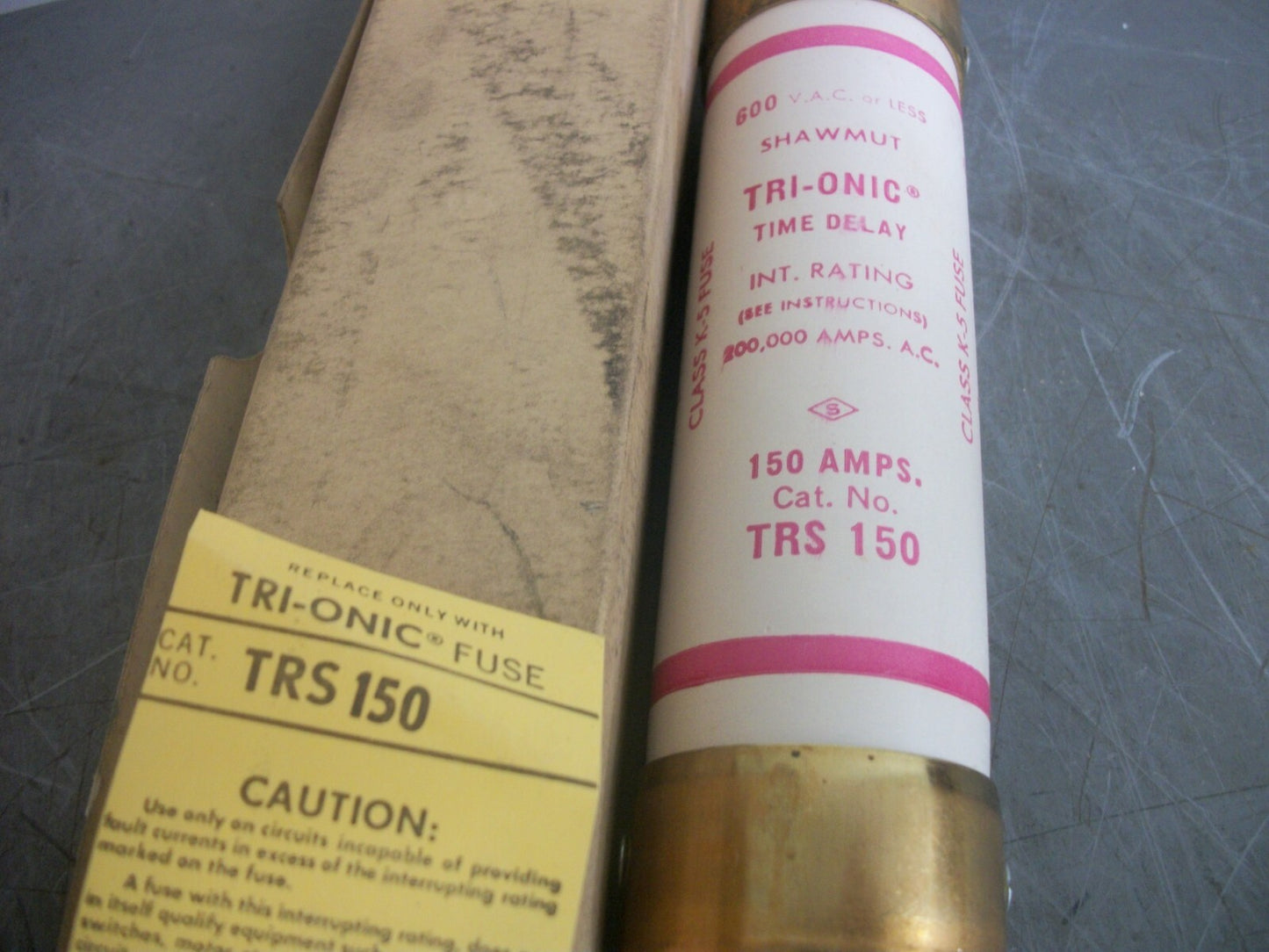 GOULD SHAWMUT TRI-ONIC FUSE TRS150 150AMP 600VOLT NIB