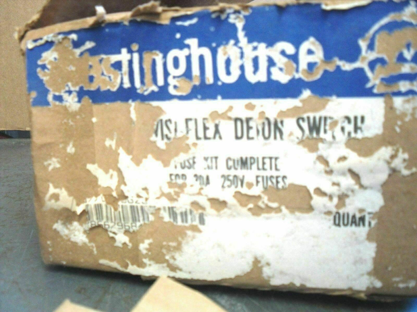 WESTINGHOUSE VISI-FLEX DEION SWITCH FUSE KIT 177C880G23 30AMP 250VOLT NIB