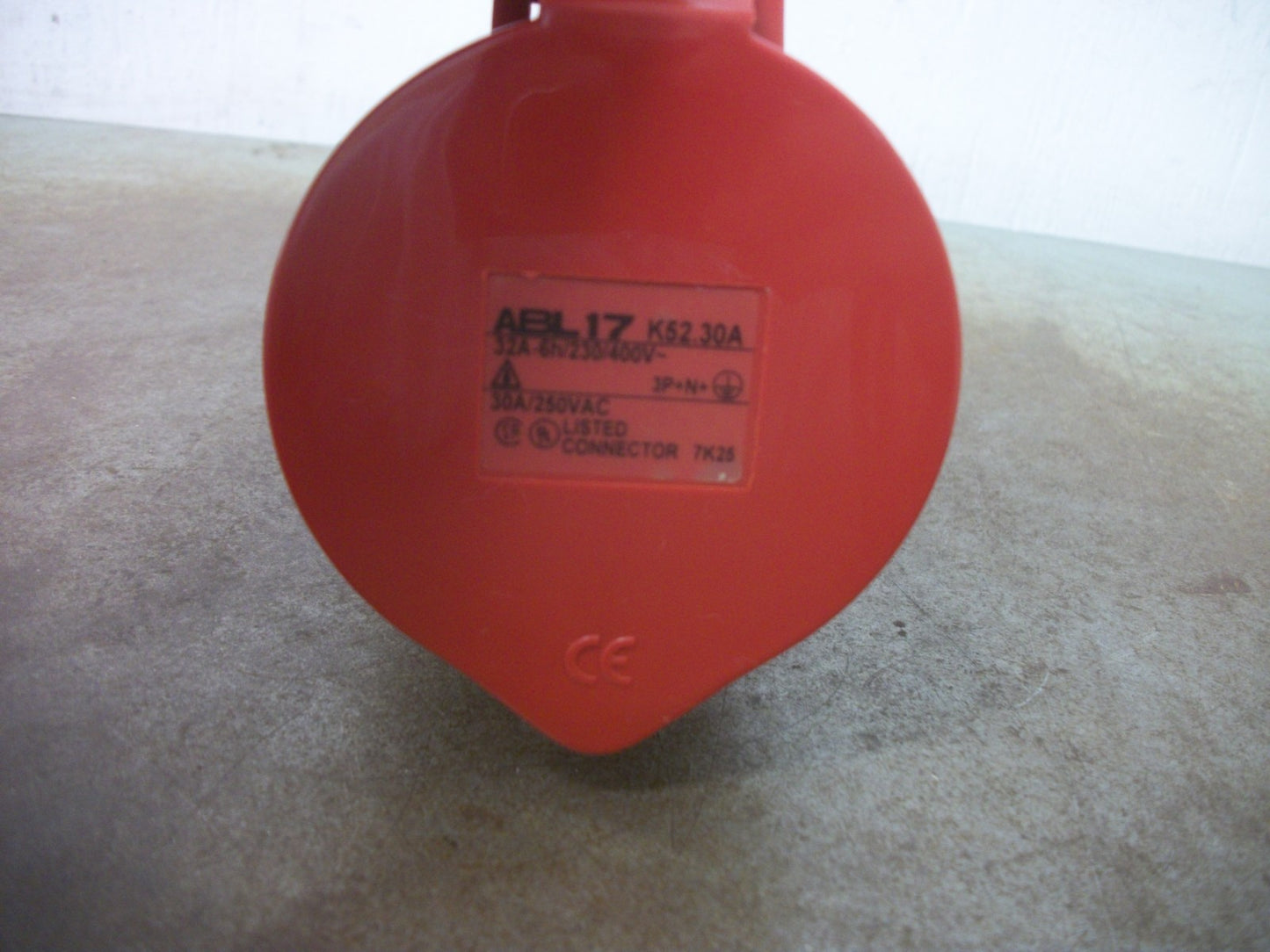 ABL SURSUM PIN & SLEEVE CONNECTOR 17 K52.30A 30AMP 250VOLT 3P+N+GRND