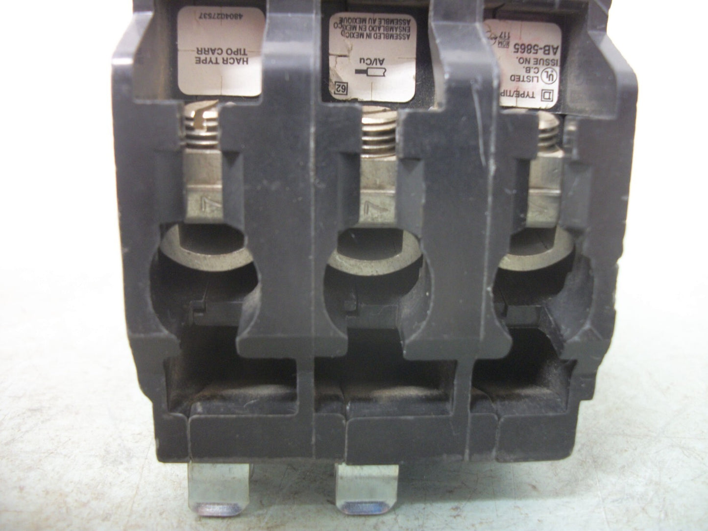 SQUARE D QO CIRCUIT BREAKER QO360 60AMP 240VOLT 3POLE NOB