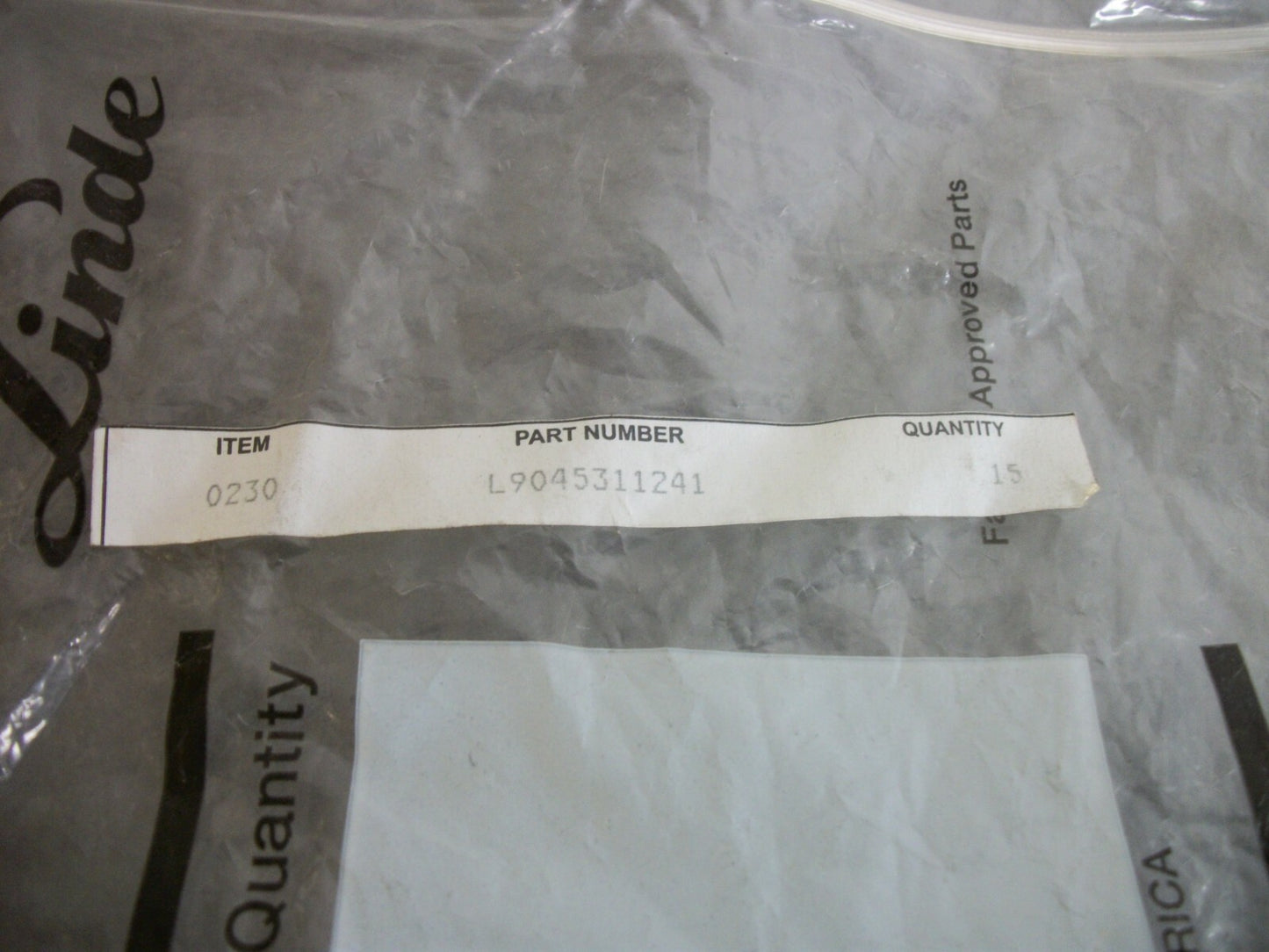 LINDE LOT OF 15 SOCKET HEAD SCREWS L9045311241 NEW