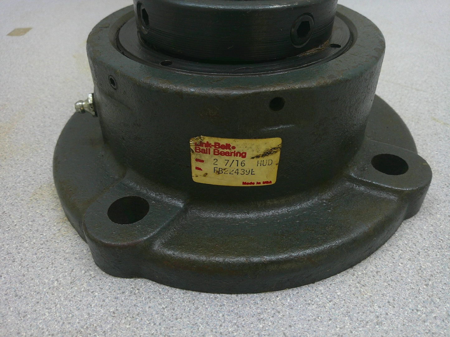 LINK-BELT 4-BOLT FLANGE PILLOW BLOCK SPHERICAL BEARING FB22439E 2-7/16
