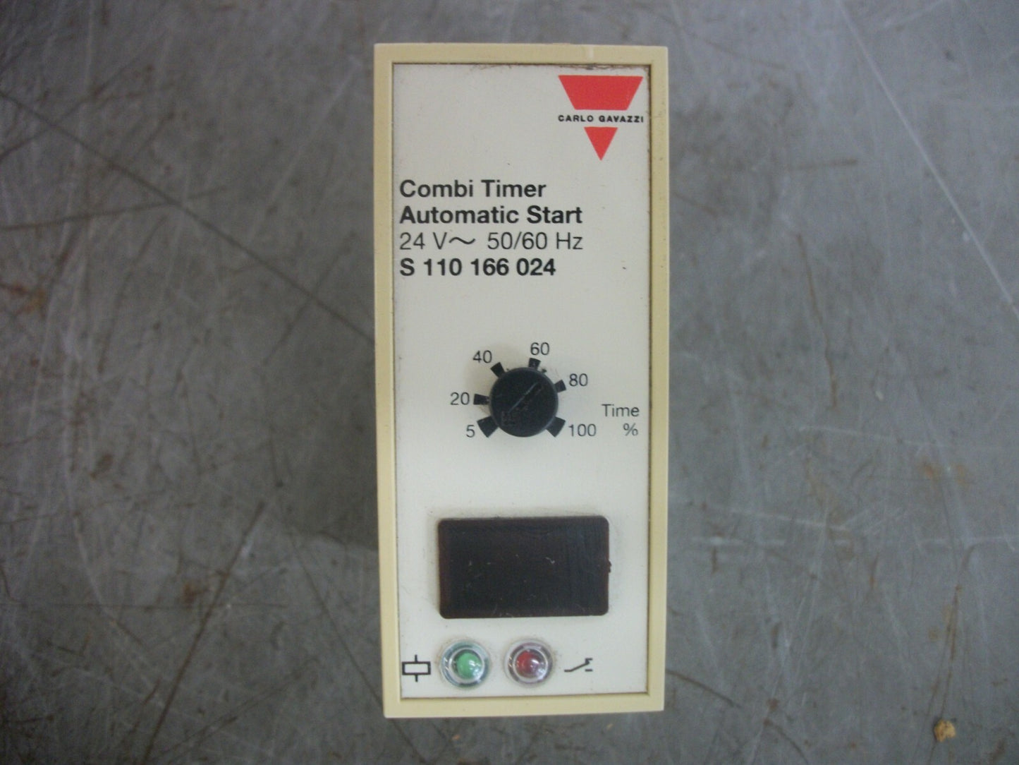 CARLO GAVAZZI COMBINATION AUTOMATIC START TIMER S 110 166 024