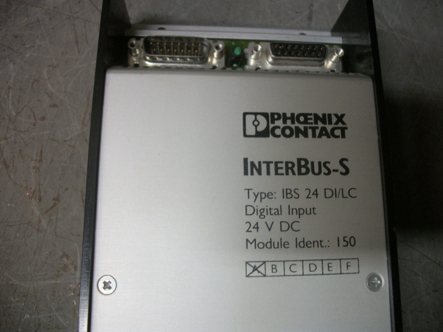 PHOENIX CONTACT DIGITAL INPUT MODULE IBS24DI/LC