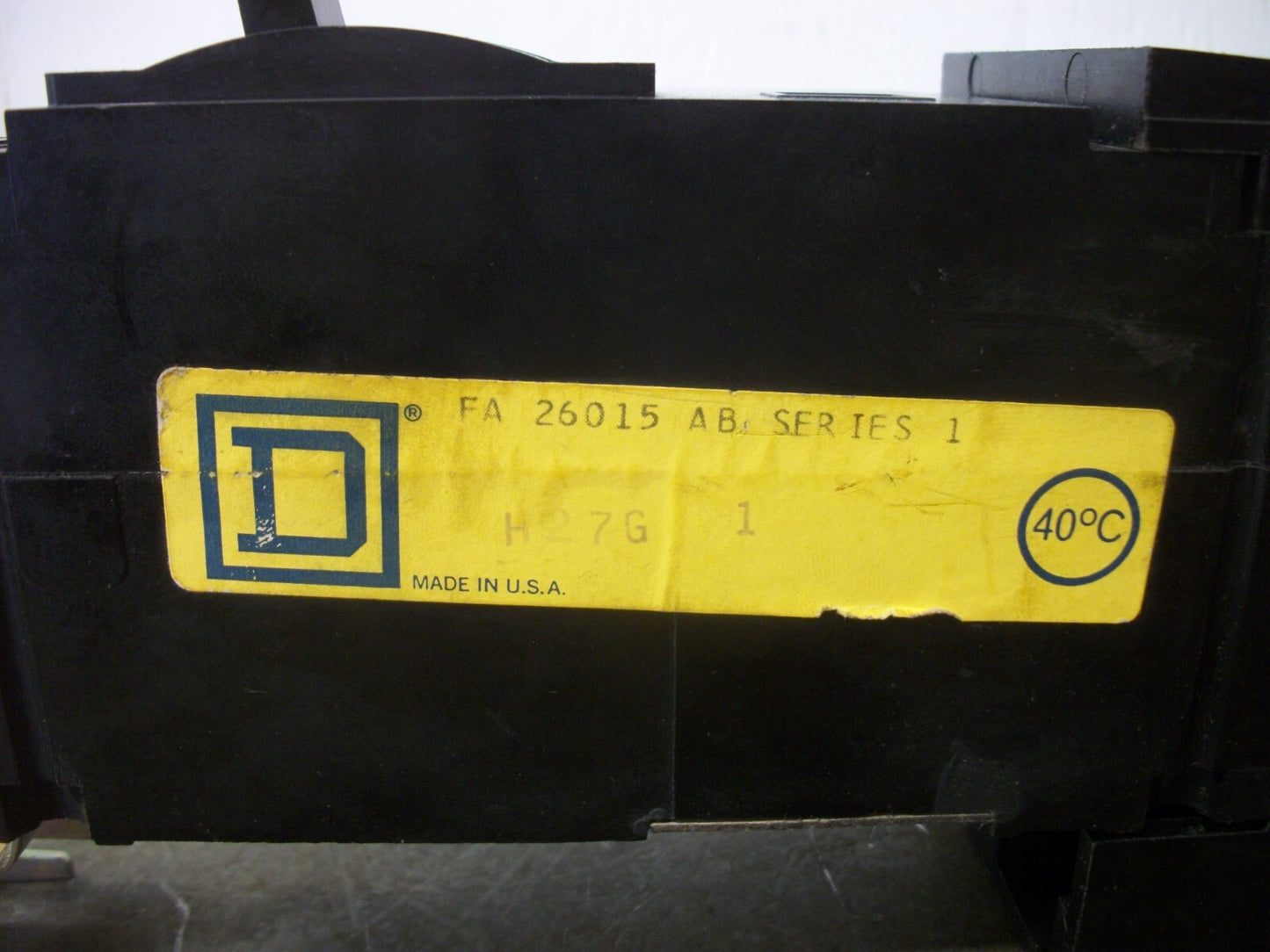 SQUARE D I-LINE FA CIRCUIT BREAKER FA26015 15AMP 600VOLT 2POLE BLACK