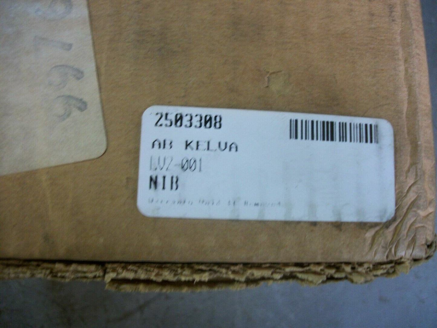 AB KELVA 1.5KP/CM2 LEVEL REGULATOR LV2-001 NIB