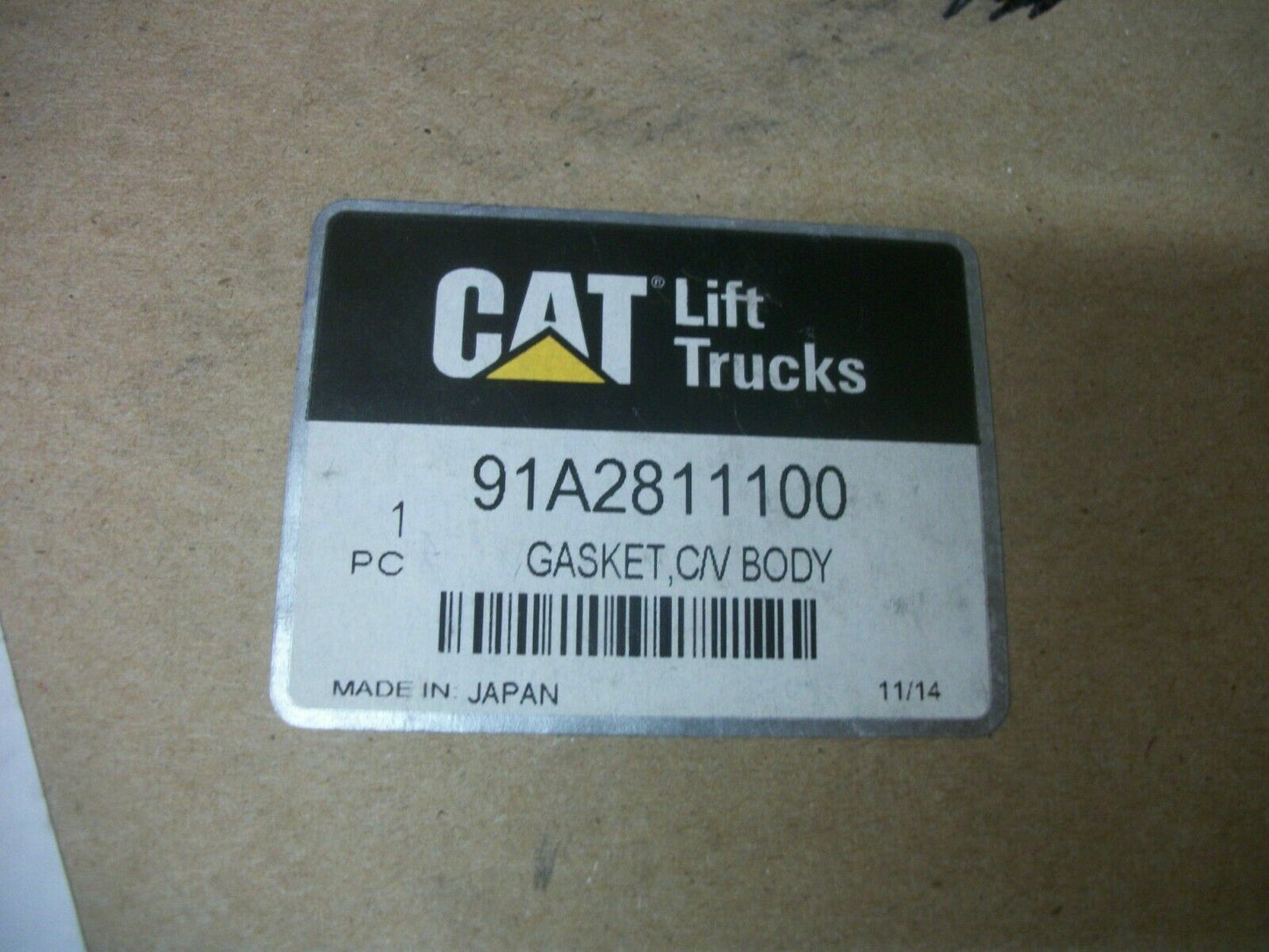 CAT CONTROL VALVE GASKET 91A2811100 NEW