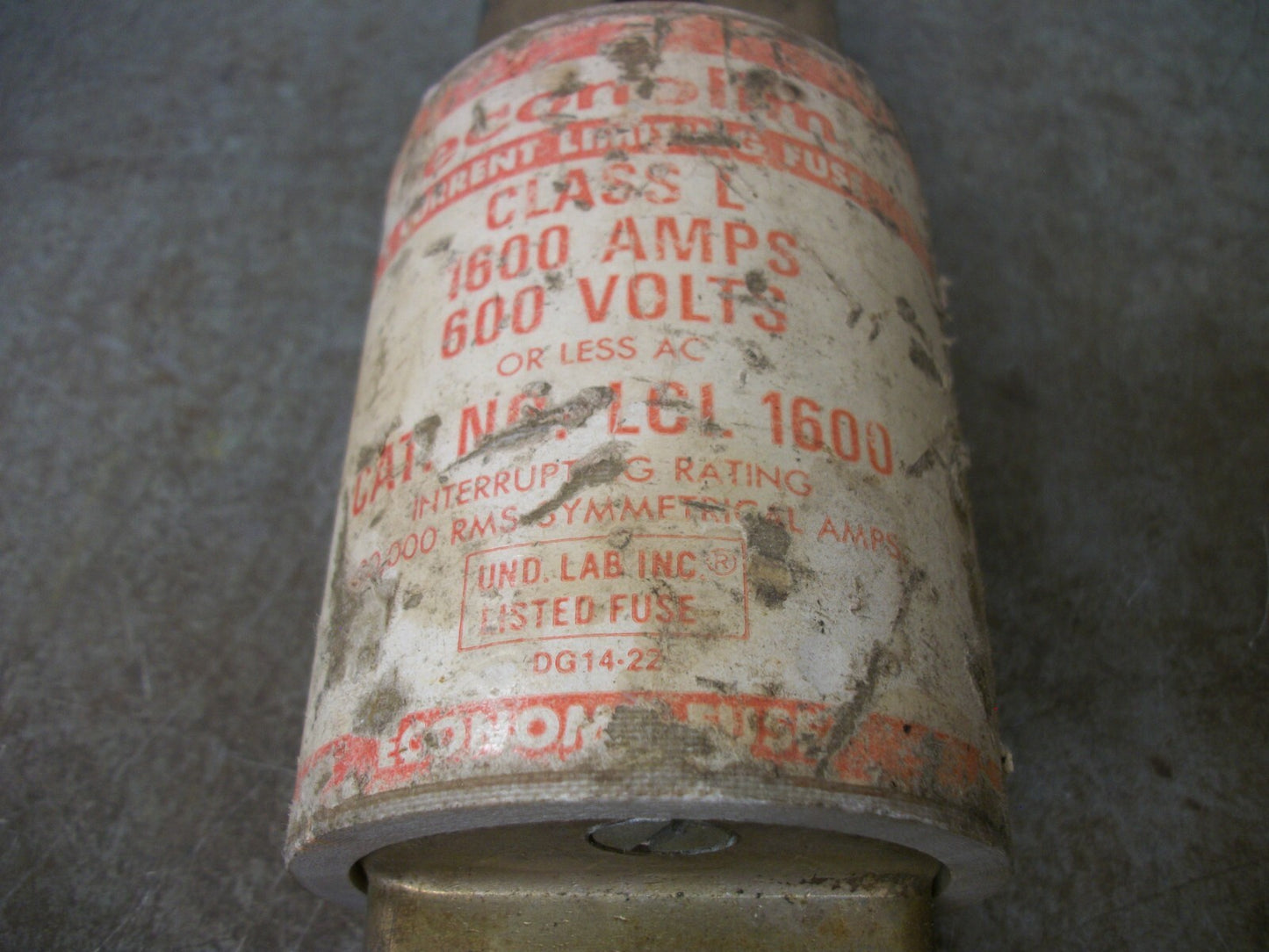 ECONOMY ECONOLIM FUSE LCL1600 1600AMP 600VOLT