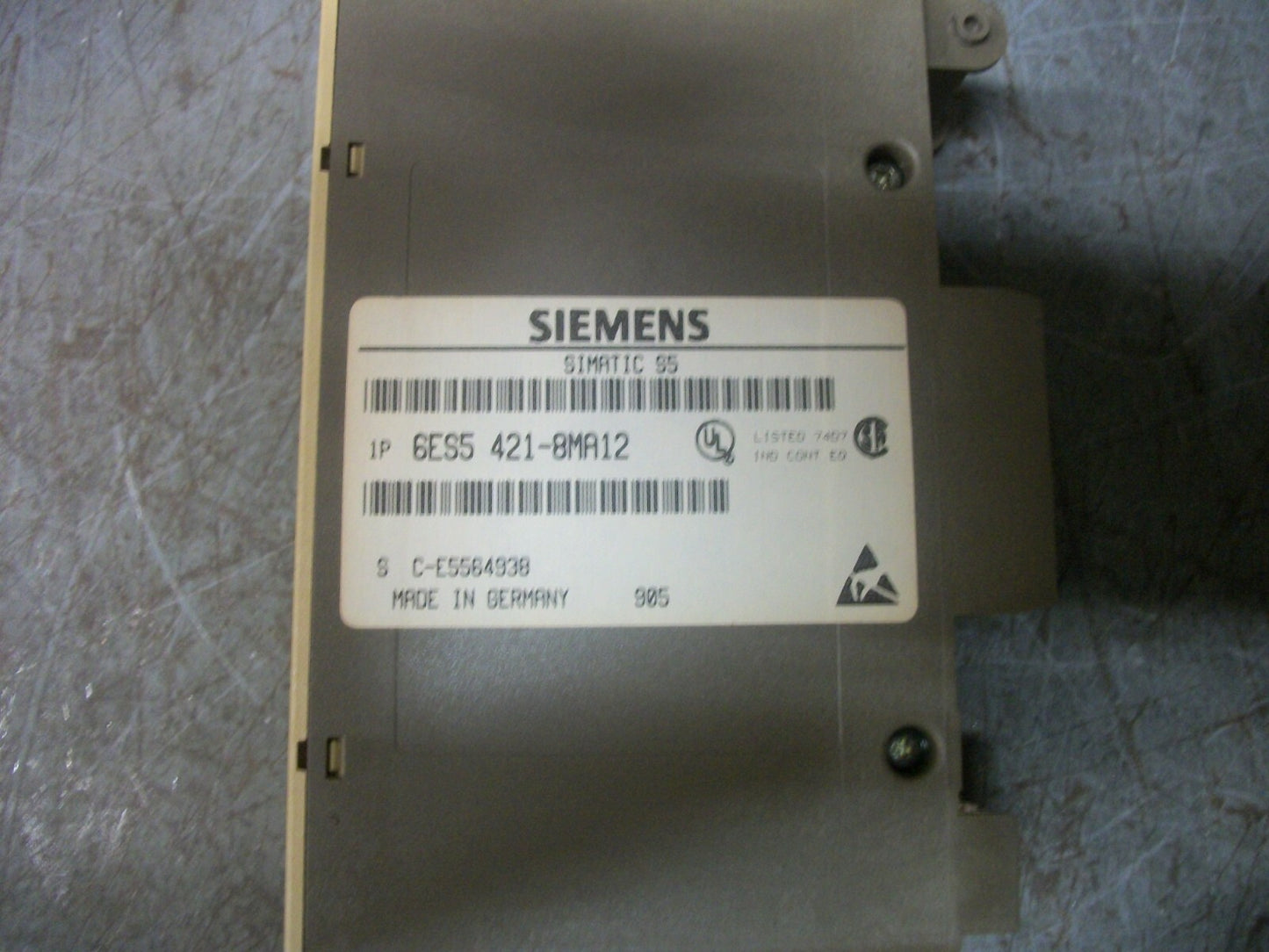SIEMENS SIMATIC S5 DIGITAL INPUT MODULE 6ES5421-8MA12
