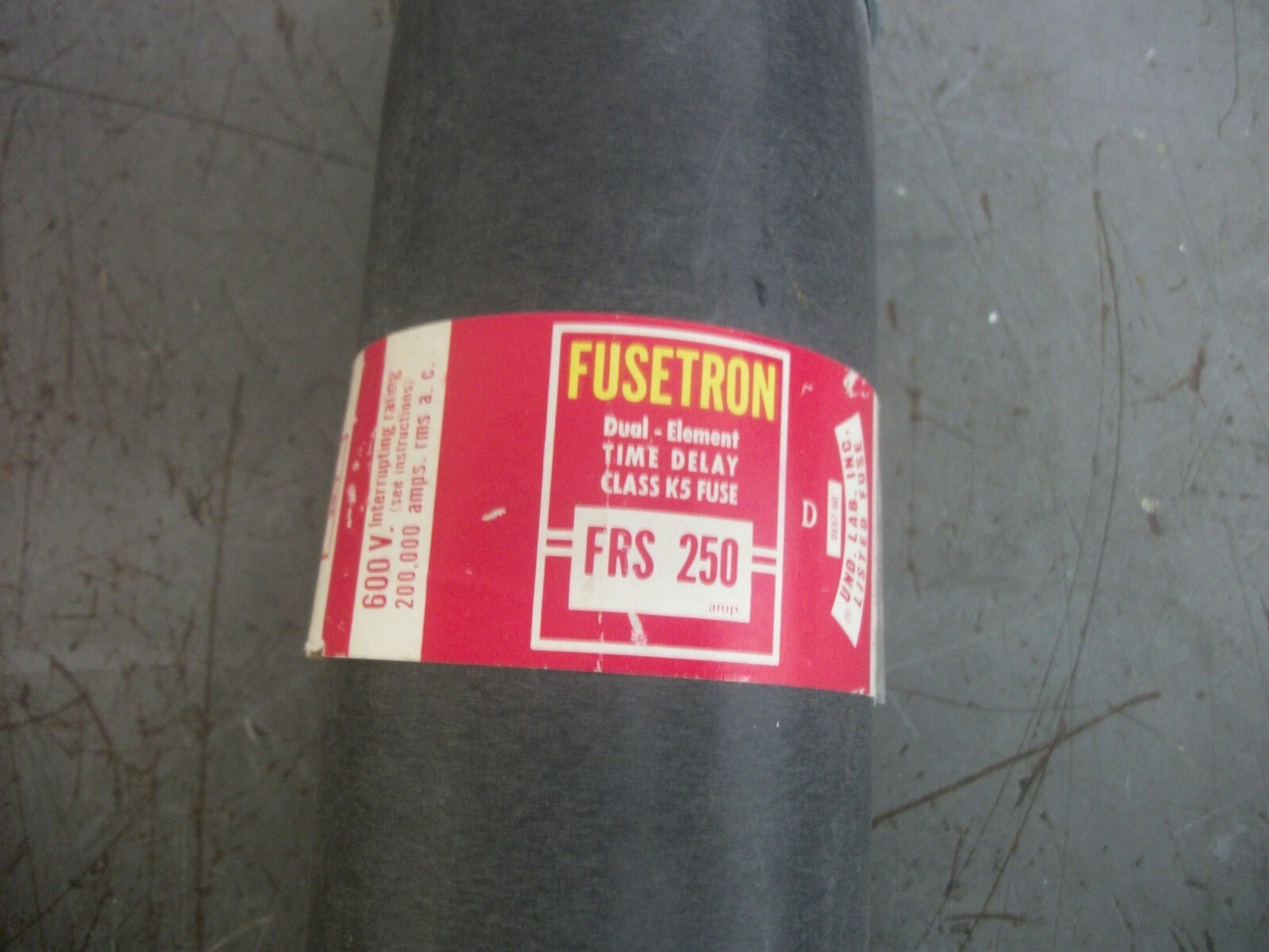 BUSSMANN FUSETRON FUSE FRS250 250AMP 600VOLT
