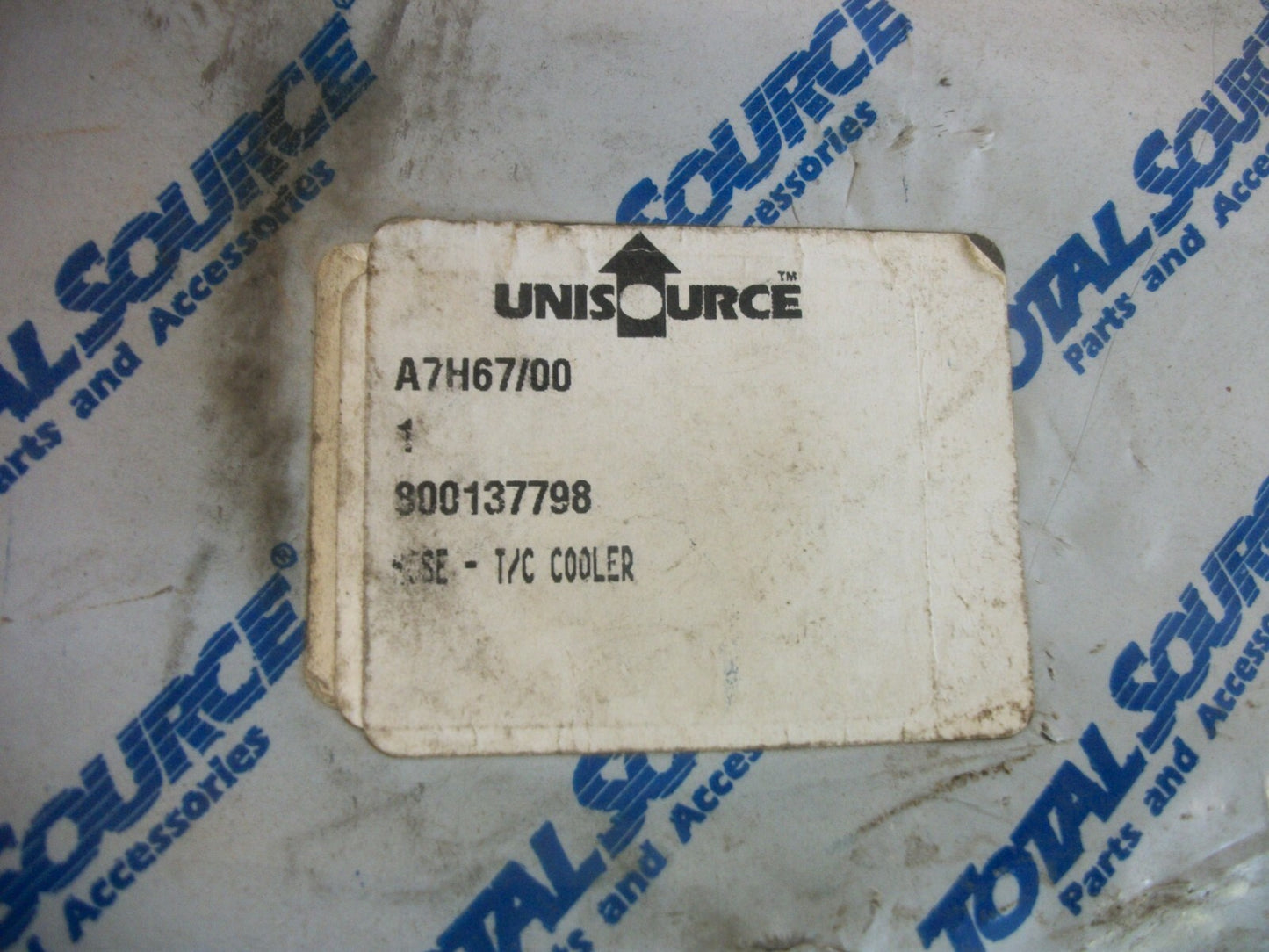 TOTAL SOURCE UNISOURCE T/C COOLER HOSE 800137798 NEW