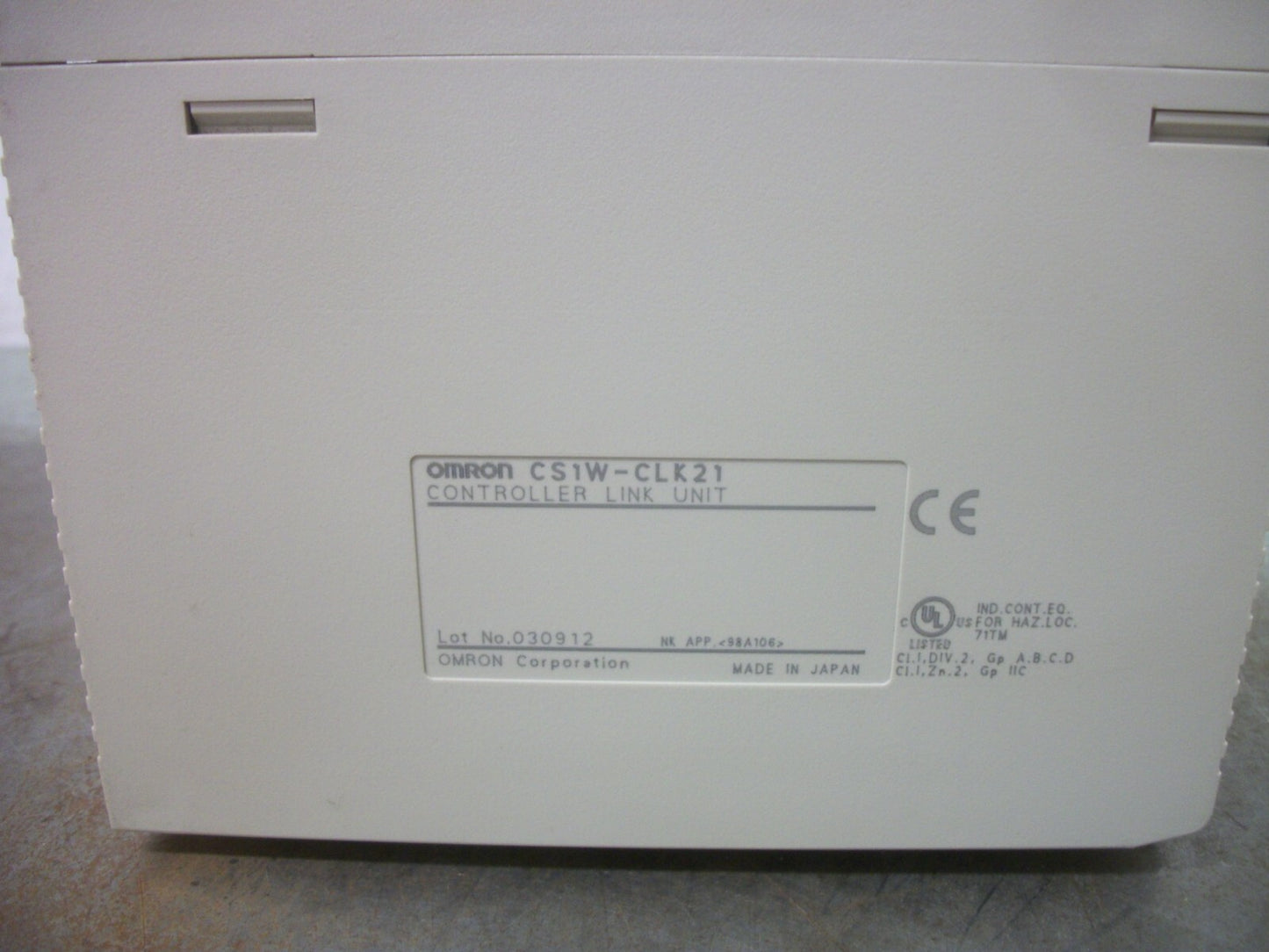 OMRON PLC CONTROLLER LINK UNIT CS1W-CLK21