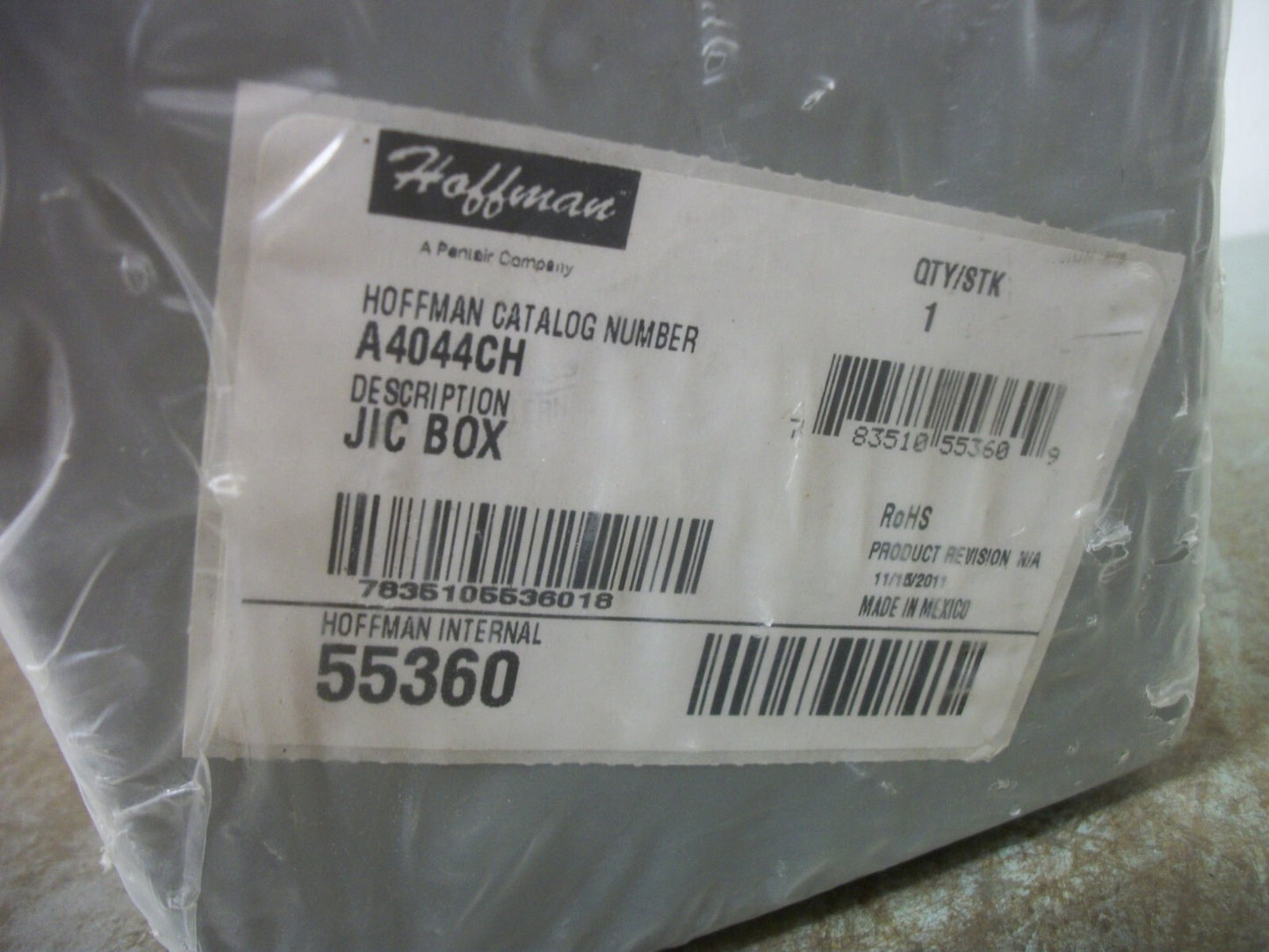 HOFFMAN 4" X 4" X 4" JIC BOX ENCLOSURE TYPE 12 A4044CH NEW