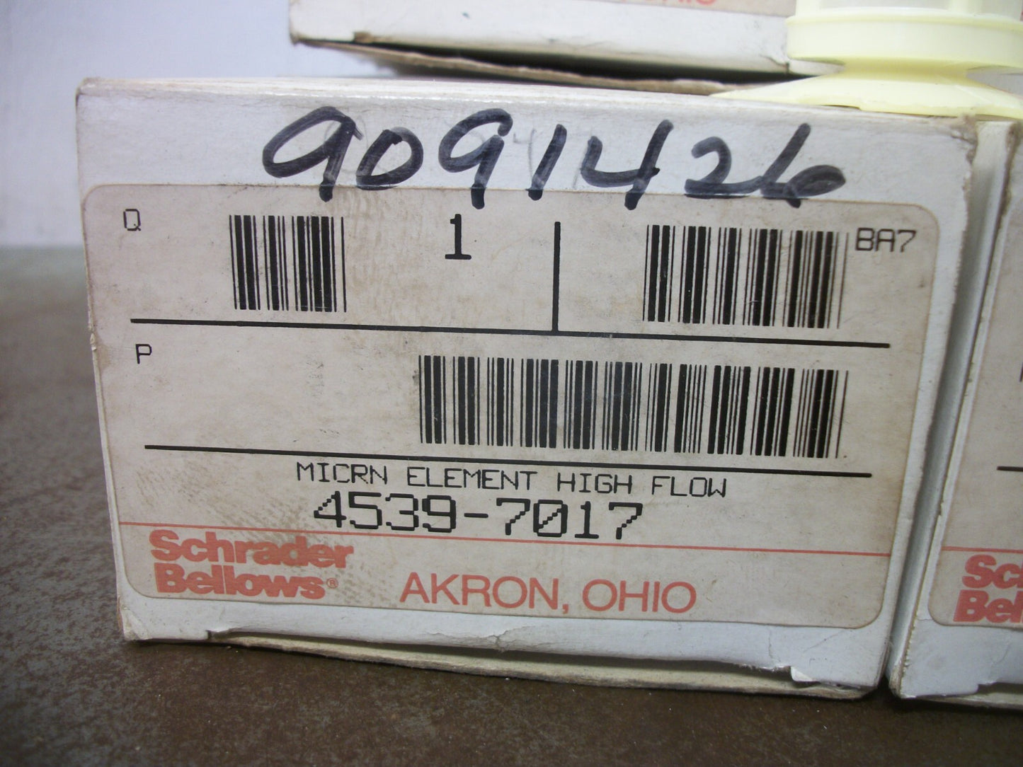 SCHRADER BELLOWS LOT OF 10 HIGH FLOW MICRON FILTER ELEMENTS 4539-7017 NIB