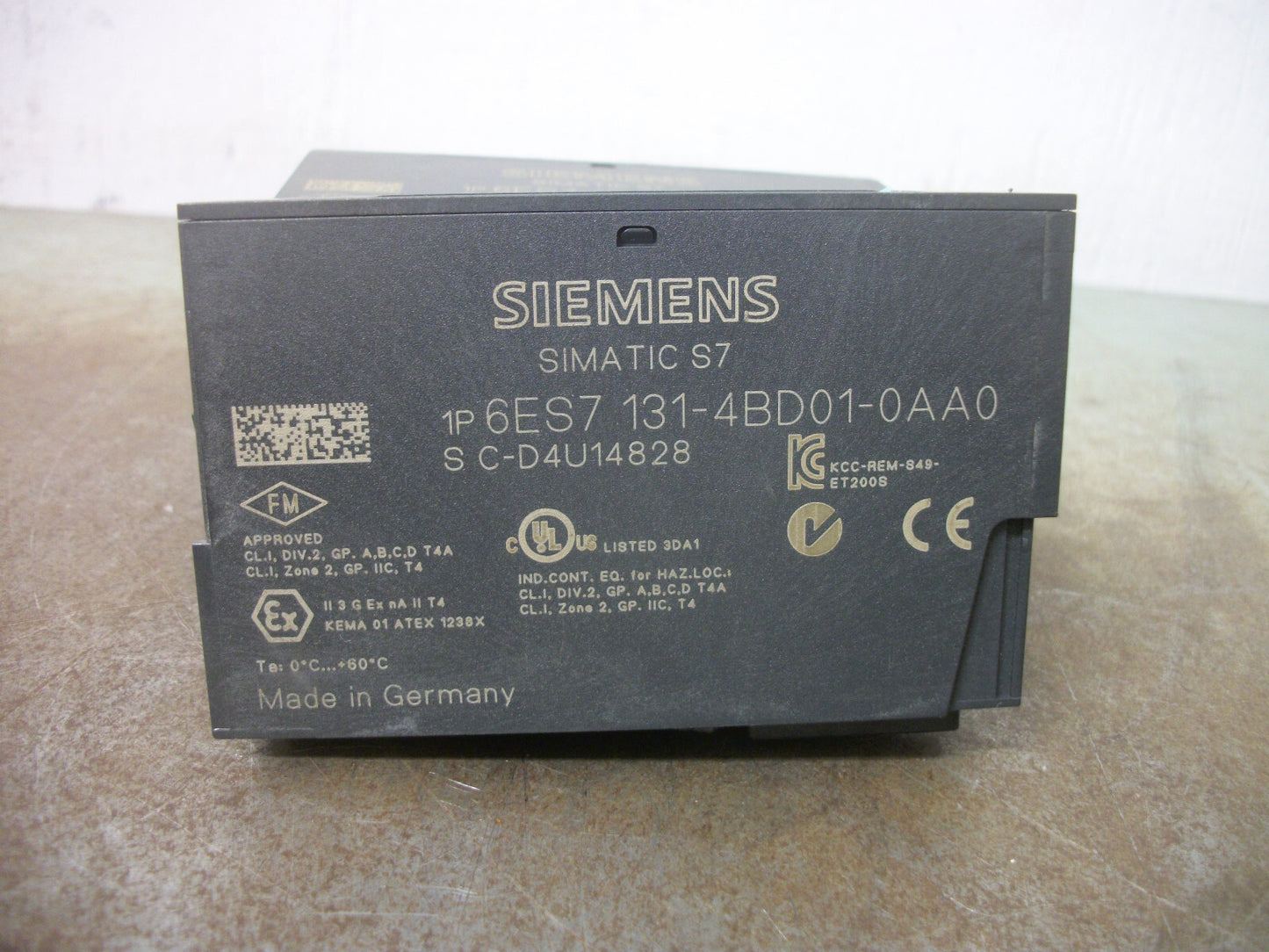 SIEMENS SIMATIC S7 LOT OF 4 DIGITAL INPUT MODULES 6ES7 131-4BD01-0AA0