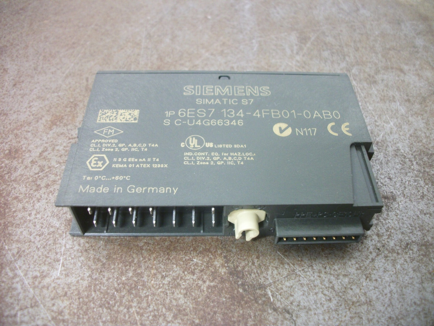 SIEMENS SIMATIC S7 ANALOG INPUT MODULE 6ES7 134-4FB01-0AB0