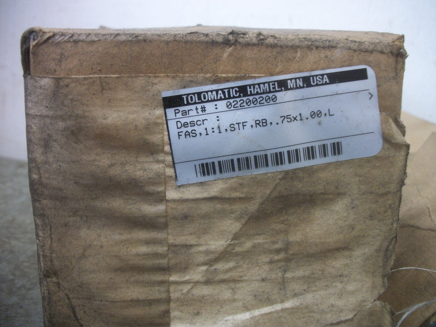 TOLOMATIC 1:1 RATIO GEARBOX REDUCER 02200200 .75X1.00,L NIB