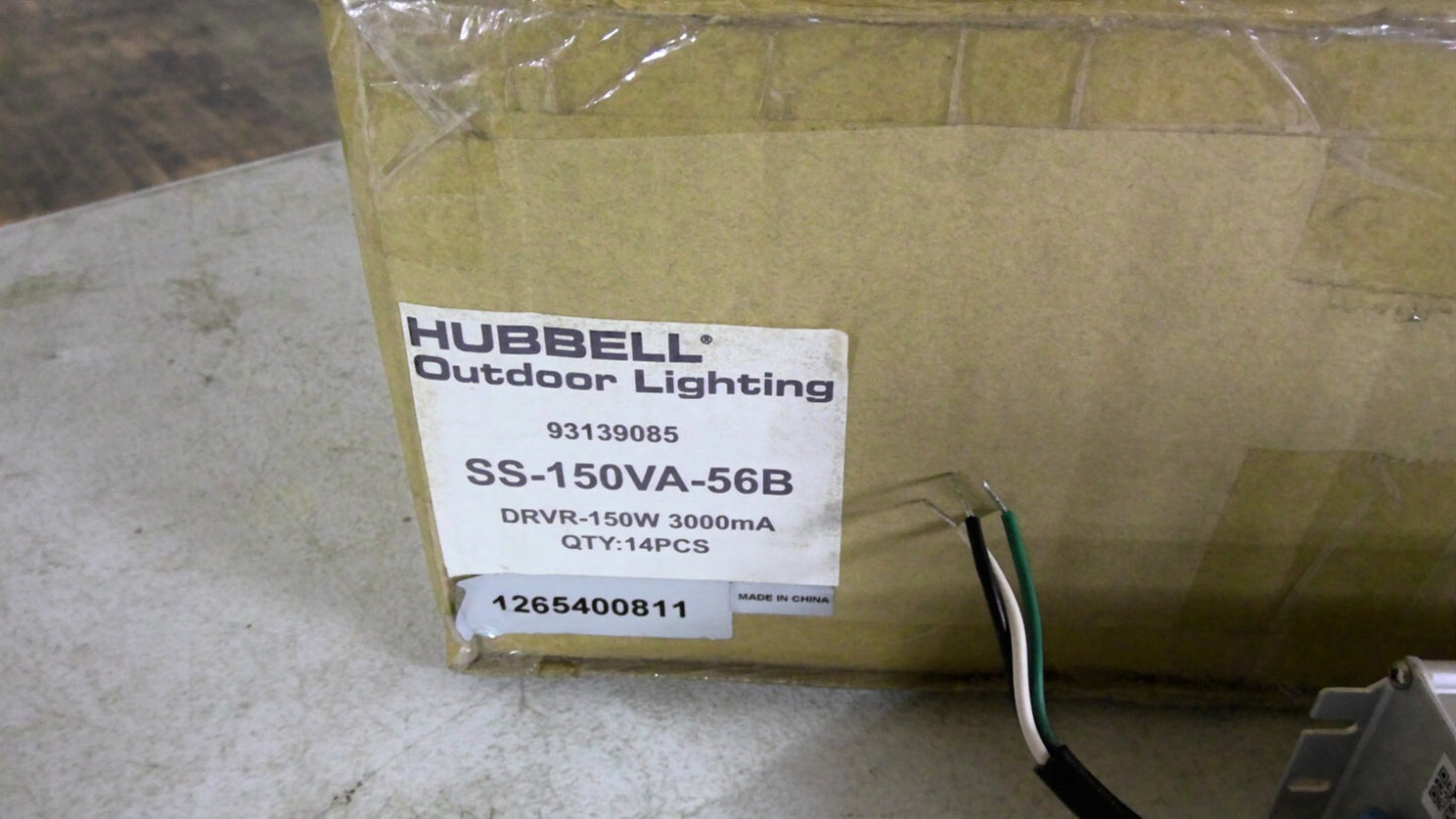 HUBBELL LED DRIVER BALLAST SS-150VA-56B 150W 3000mA 240/277VOLT NOB