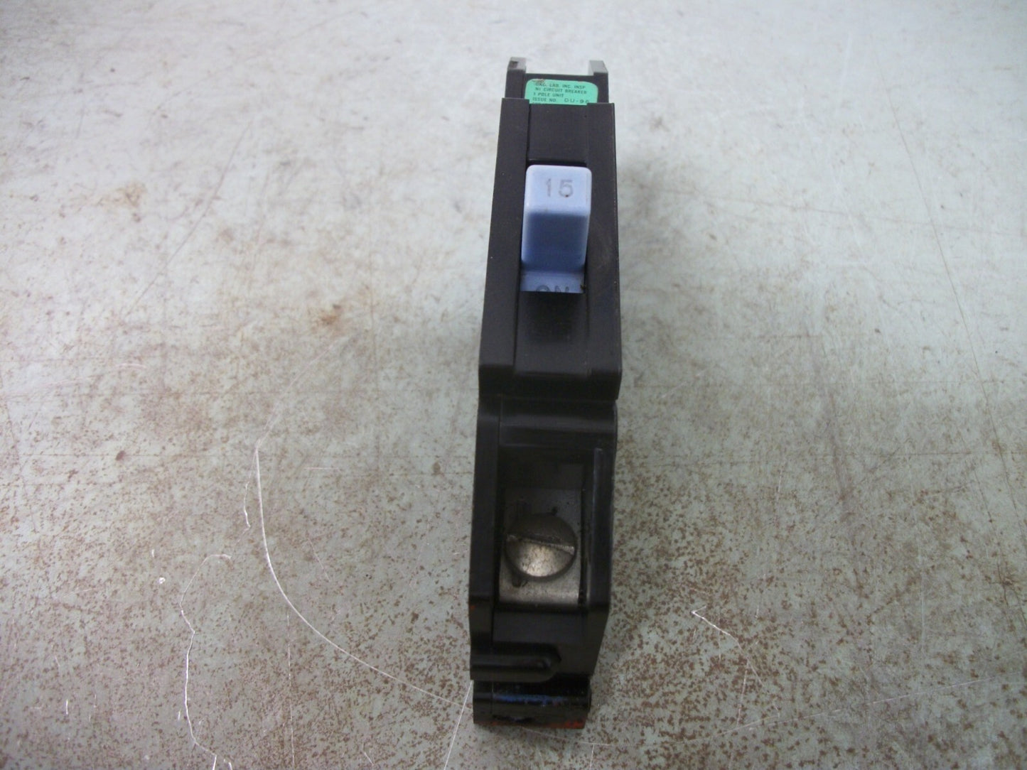 ZINSCO TYPE Q CIRCUIT BREAKER Q115 15AMP 240VOLT 1POLE BLUE BOTTOM TERMINAL