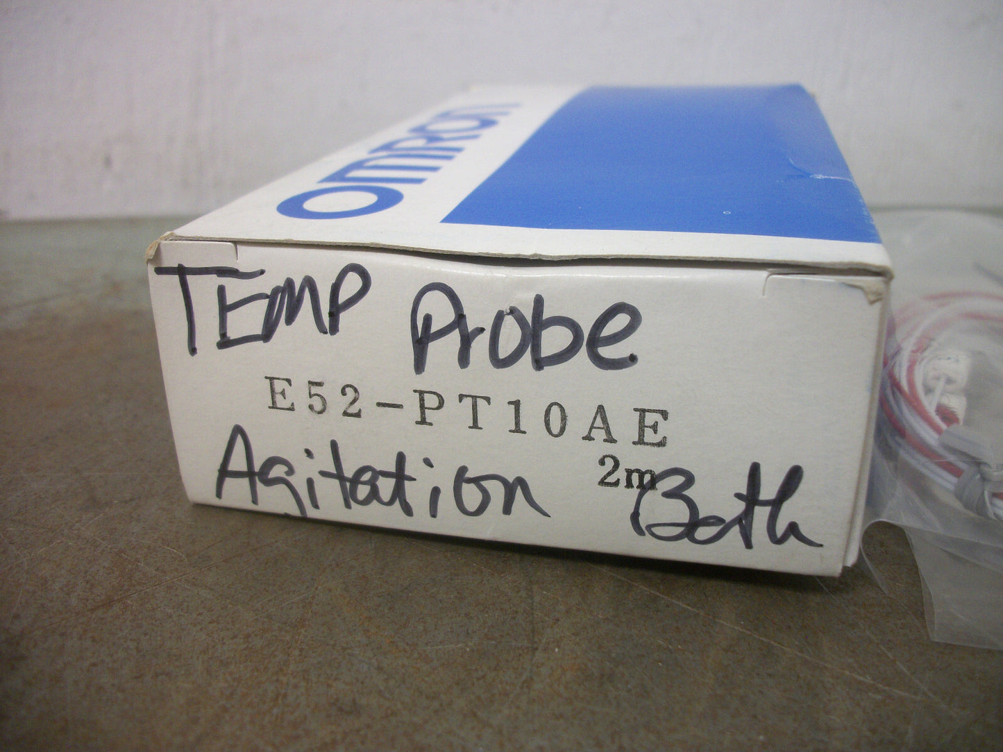 OMRON TEMPERATURE THERMOCOUPLE SENSOR E52-PT10AE NIB