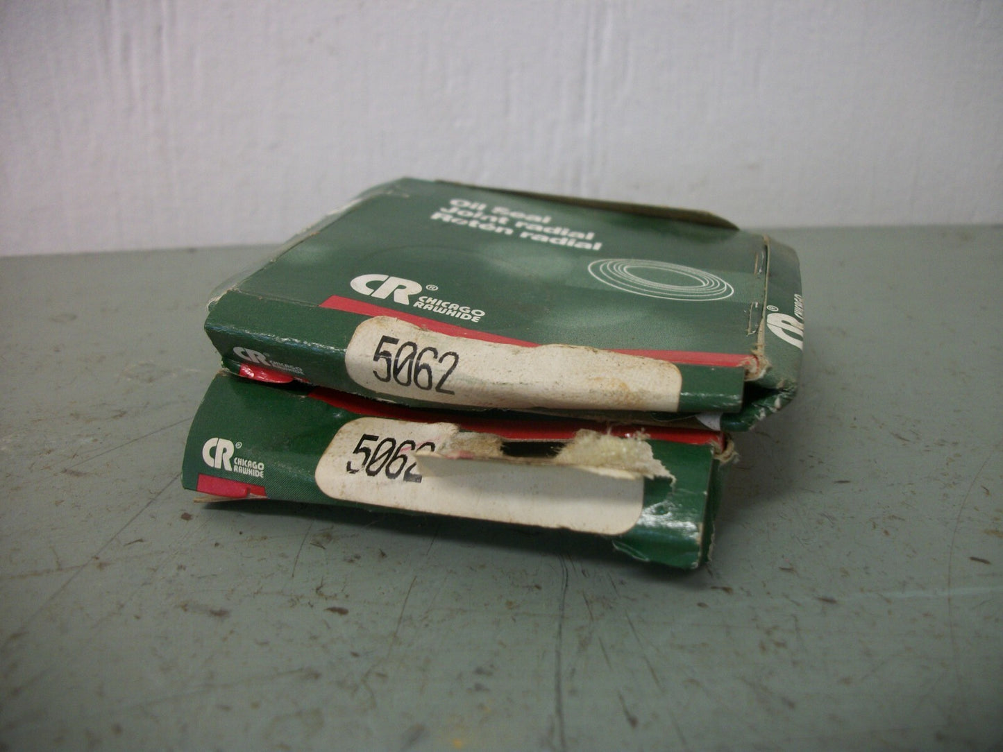 CHICAGO RAWHIDE CR LOT OF 2 JOINT RADIAL OIL SEALS 5062 NIB